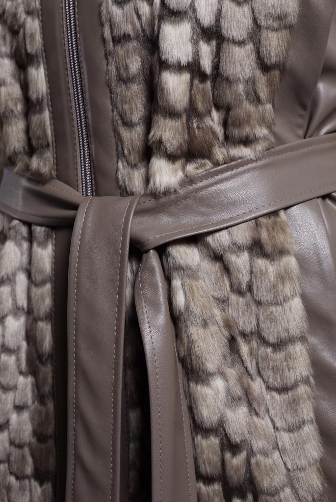 Vêtements hijab VISON COSTUME À JUPE CEINTURÉE 45192  - ALVİNA