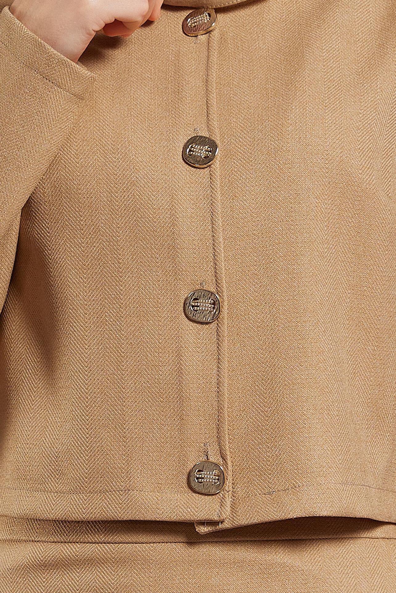 Vêtements hijab BRUN COSTUME À JUPE BOUTONNEE 45278