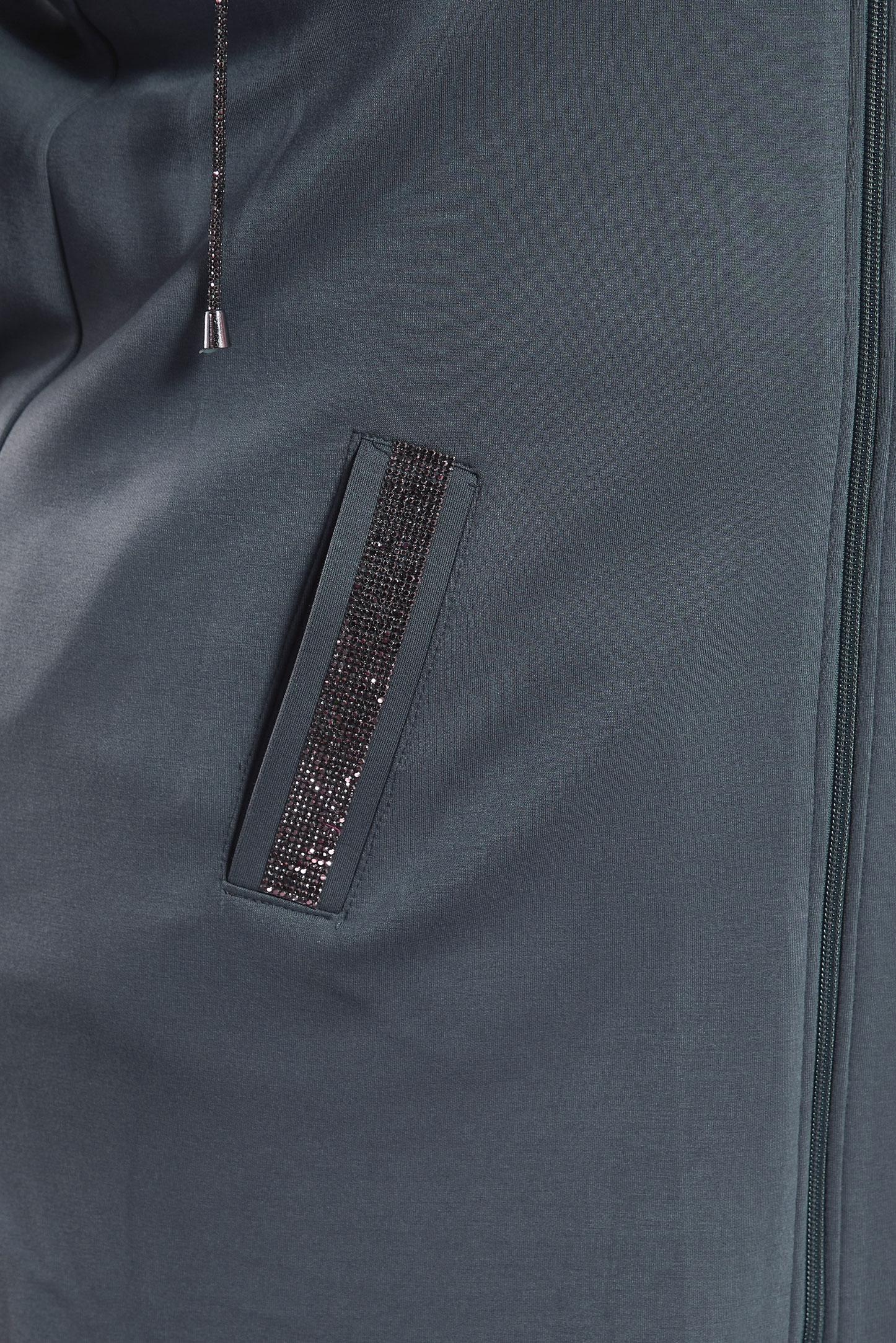 Tesettür giyim GRİ FERMUARLI PANTOLONLU TAKIM 20646