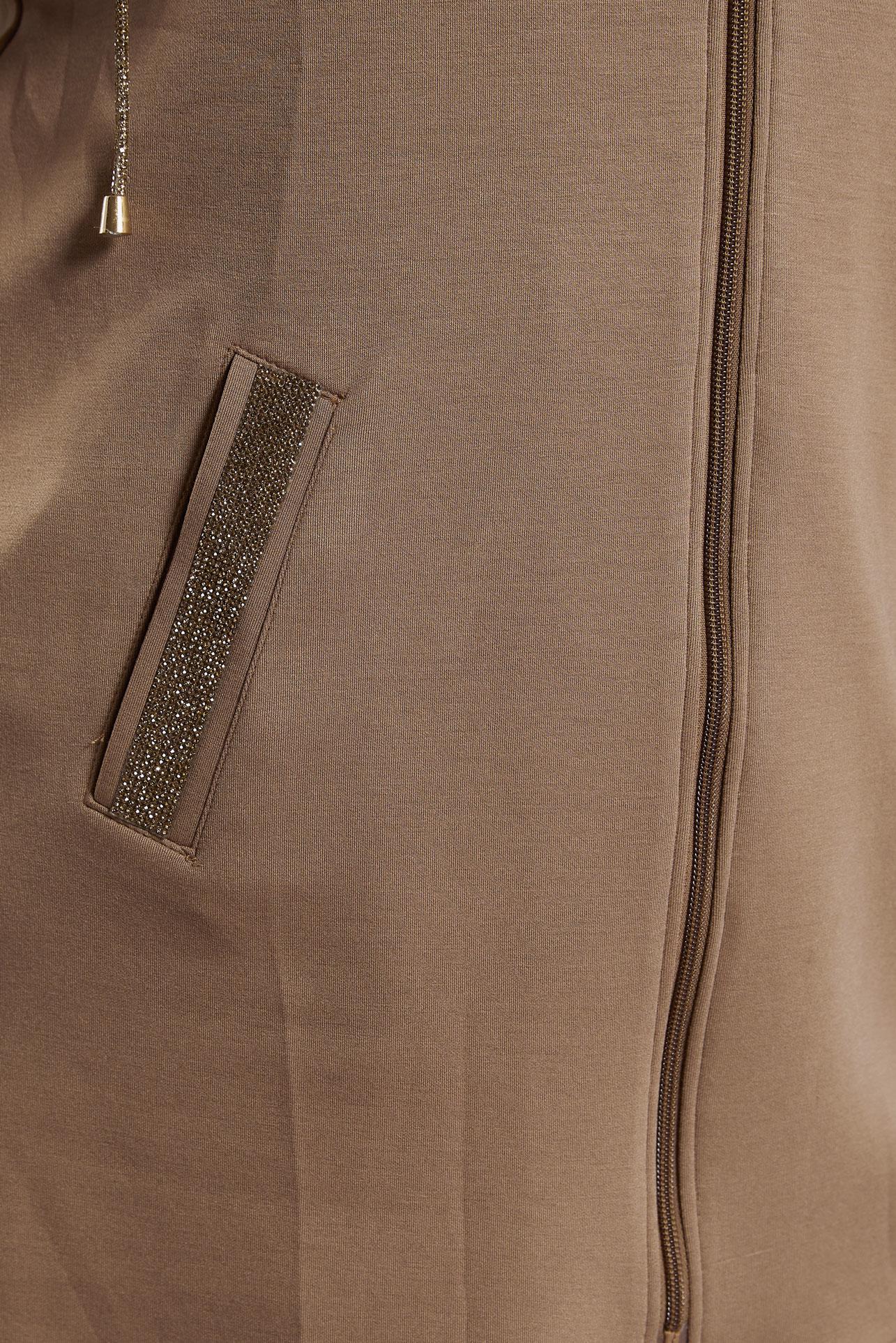 Hijab clothing MINK ZIPPERED PANTS SUIT 20646