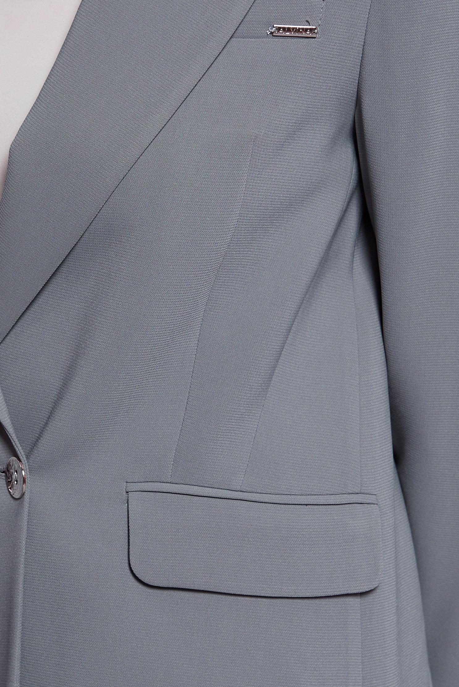 Vêtements hijab GRIS COSTUME PANTALON À DOUBLE BOUTONNAGE 30504