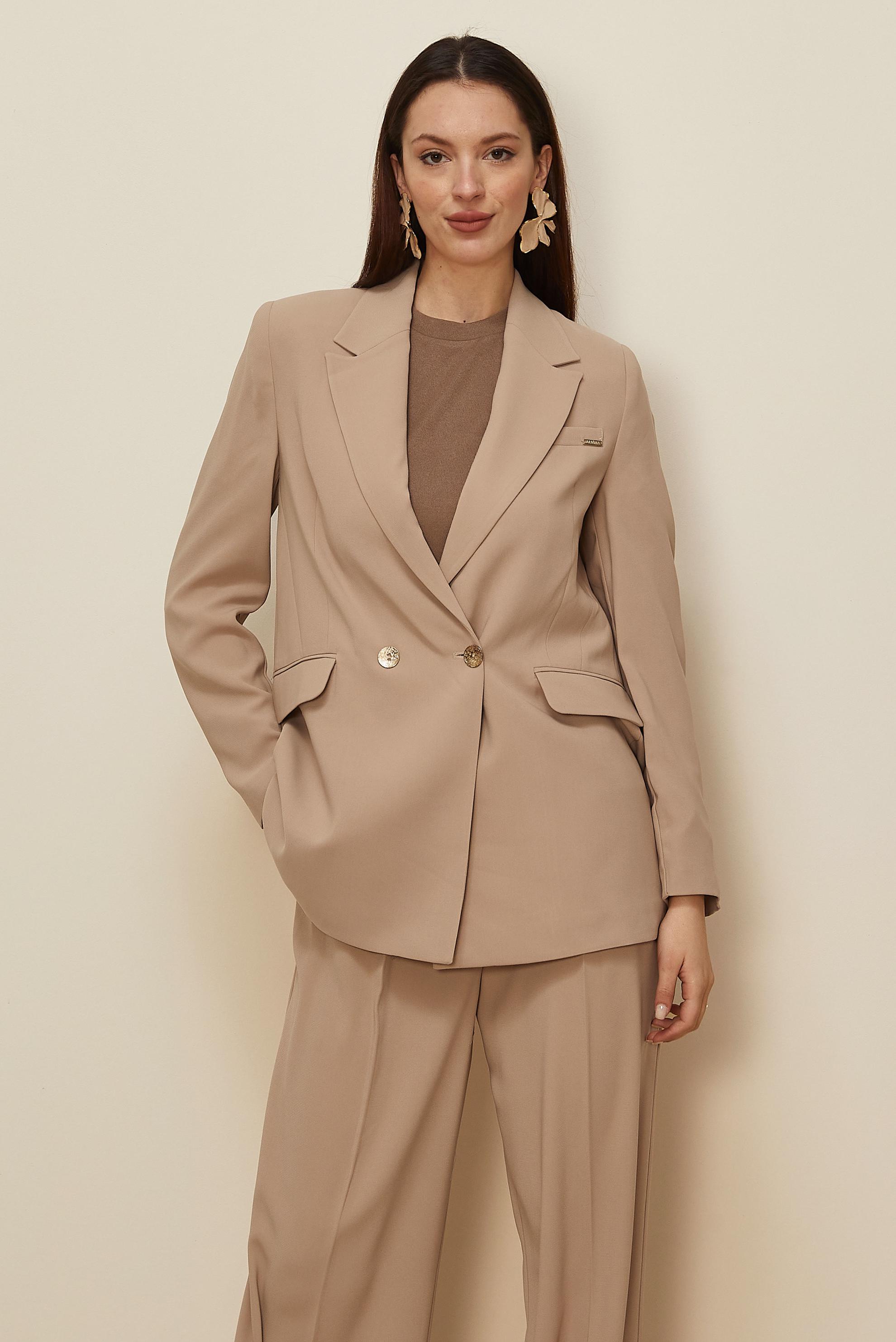 Vêtements hijab BRUN ENSEMBLE PANTALON CROISÉ 30504