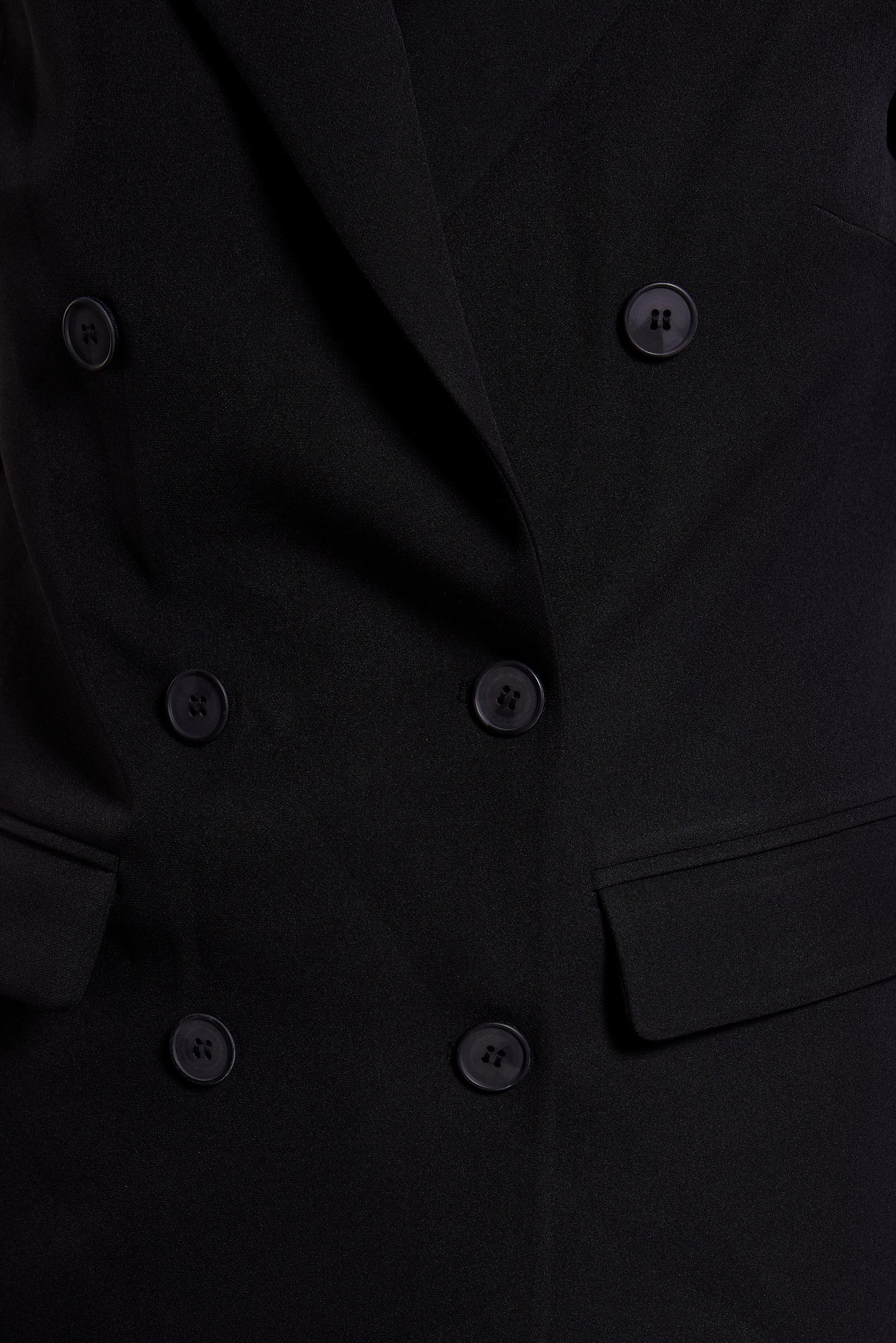 Hijab clothing BLACK DOUBLE BREASTED PANTS SUIT 30509