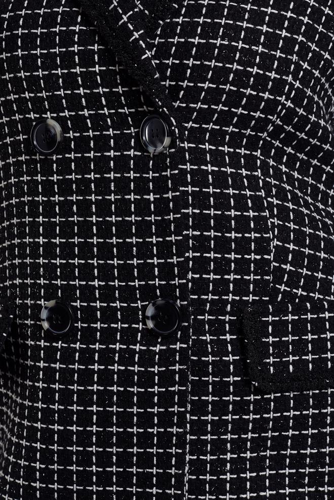 Hijab clothing BLACK TWEED PANTS SUIT 30510 - ALVİNA