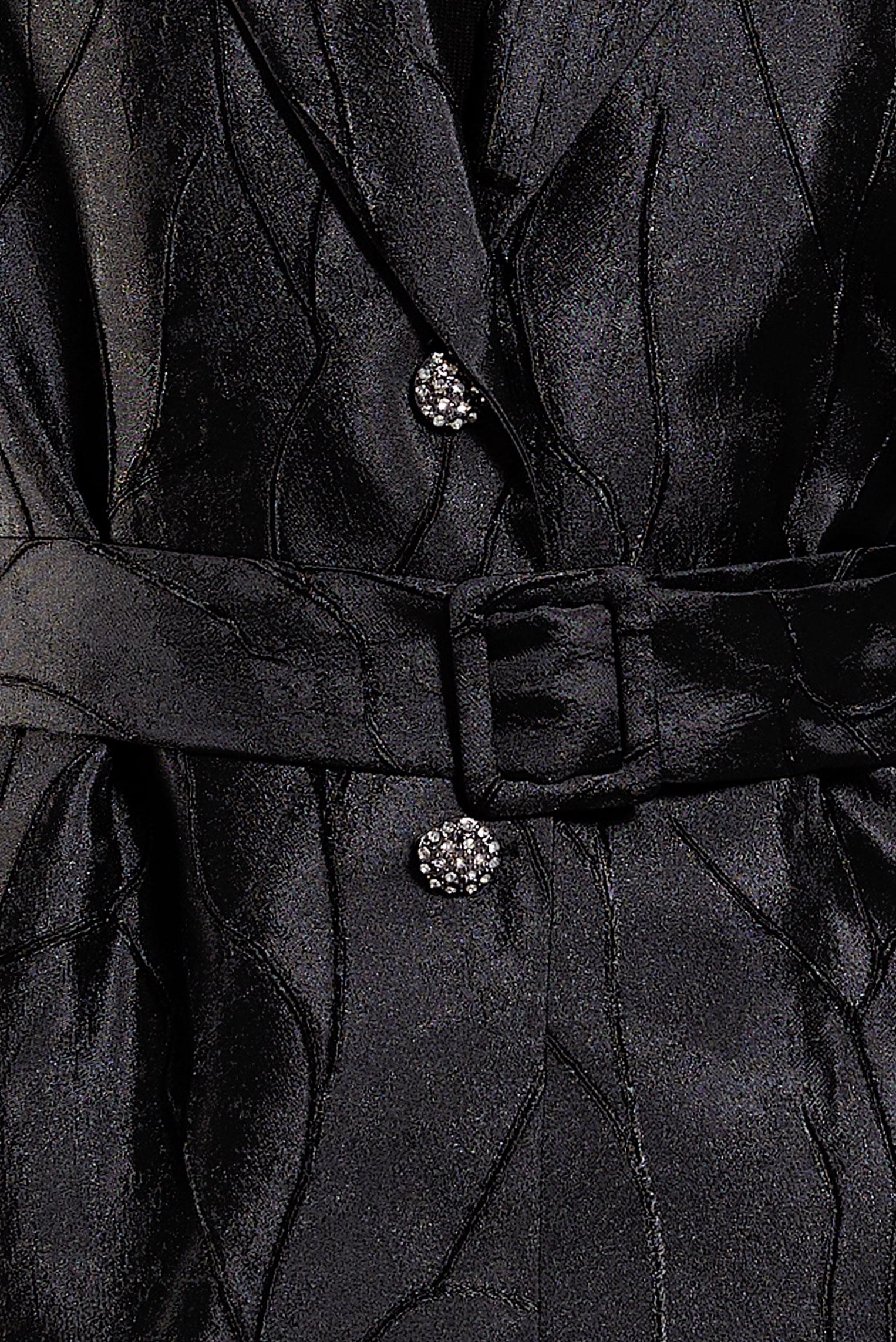 Vêtements hijab NOIR COSTUME PANTALON JACQUARD 44735	