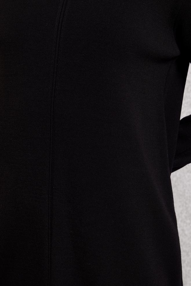 Hijab clothing BLACK KNITWEAR PANTS SUIT 44910 - ALVİNA