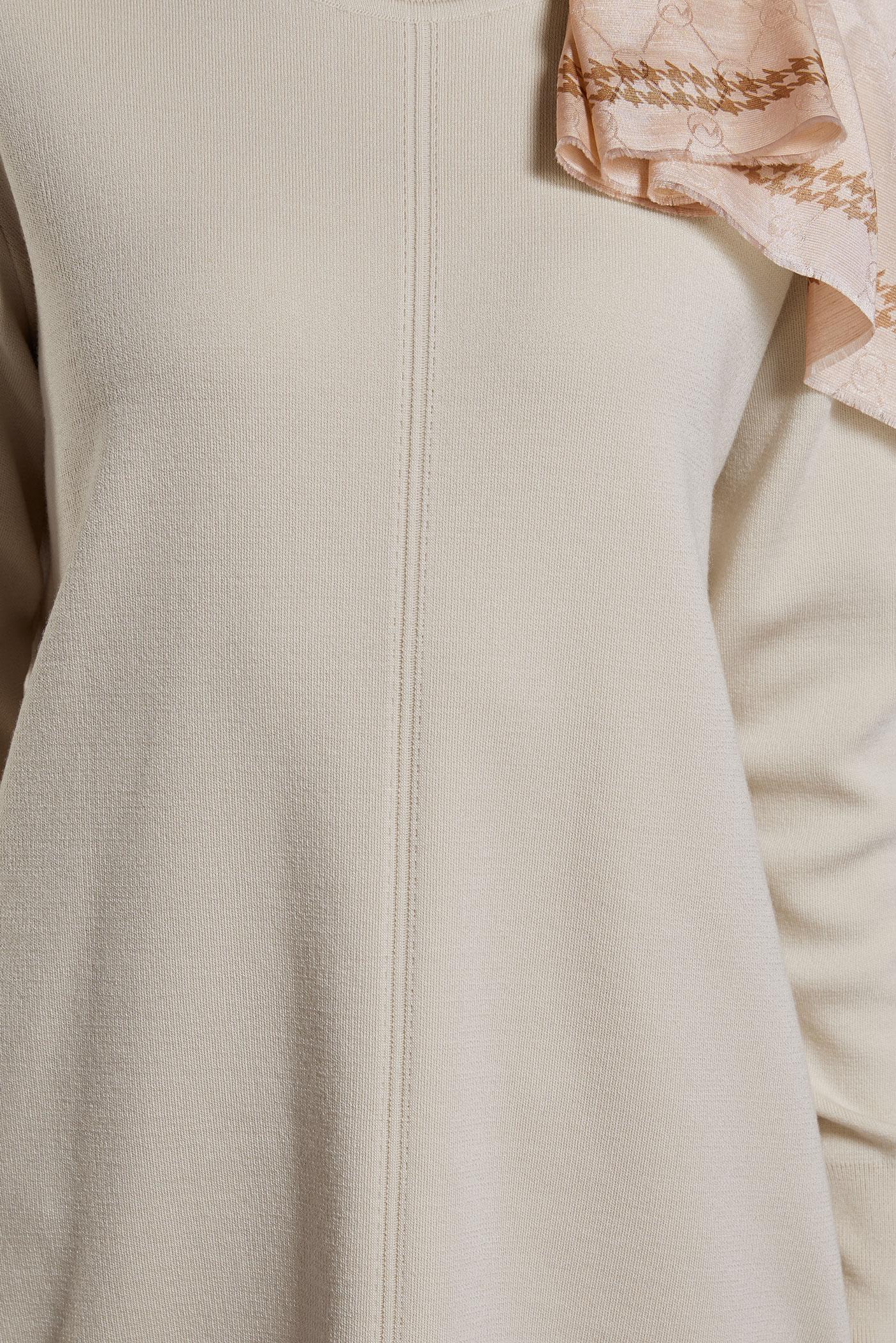 Hijab clothing BEIGE KNITWEAR PANTS SUIT 44910