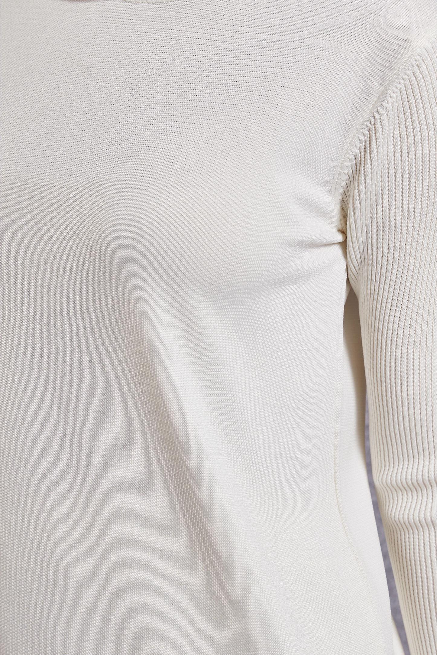 Hijab clothing WHITE KNITWEAR PANTS SUIT 44951