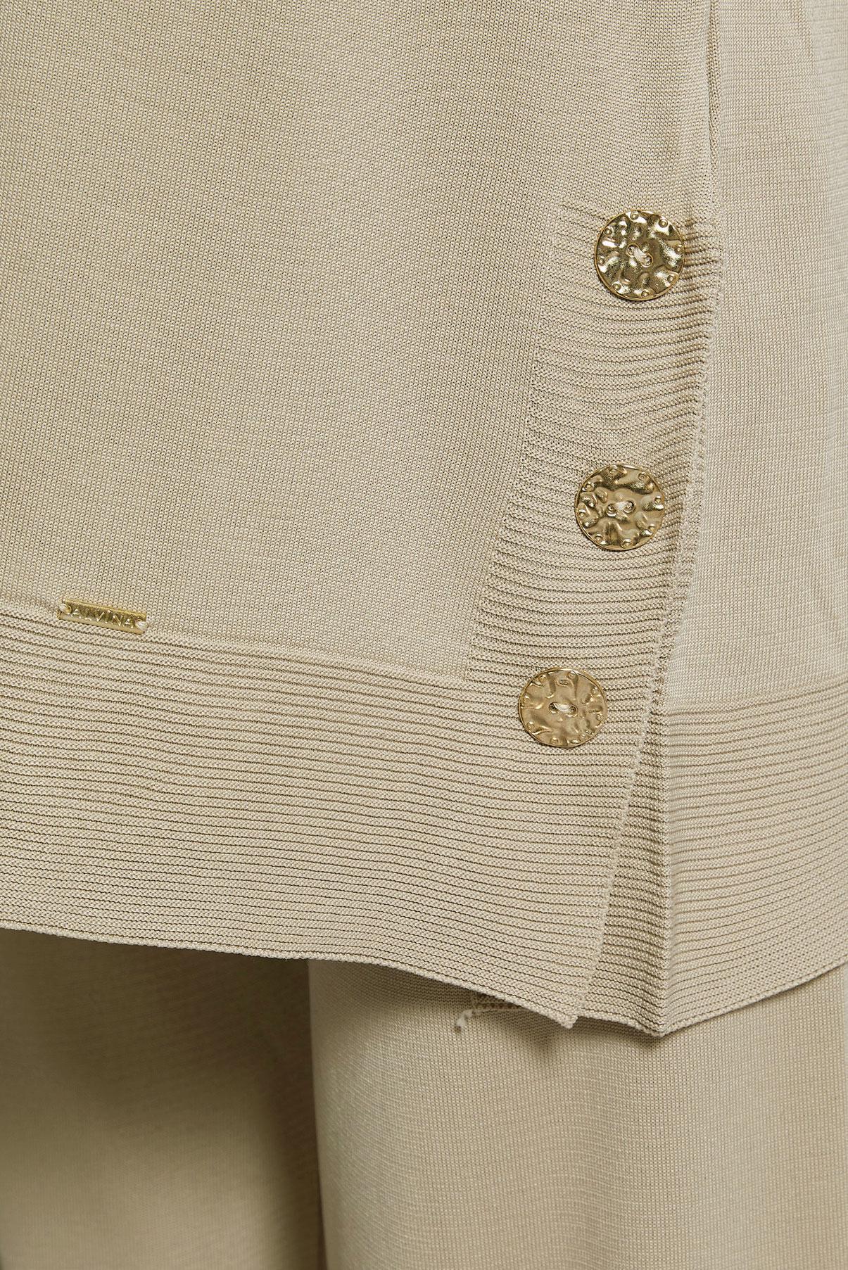 Vêtements hijab BEIGE PANTALON DE COSTUME EN MAILLE 44951