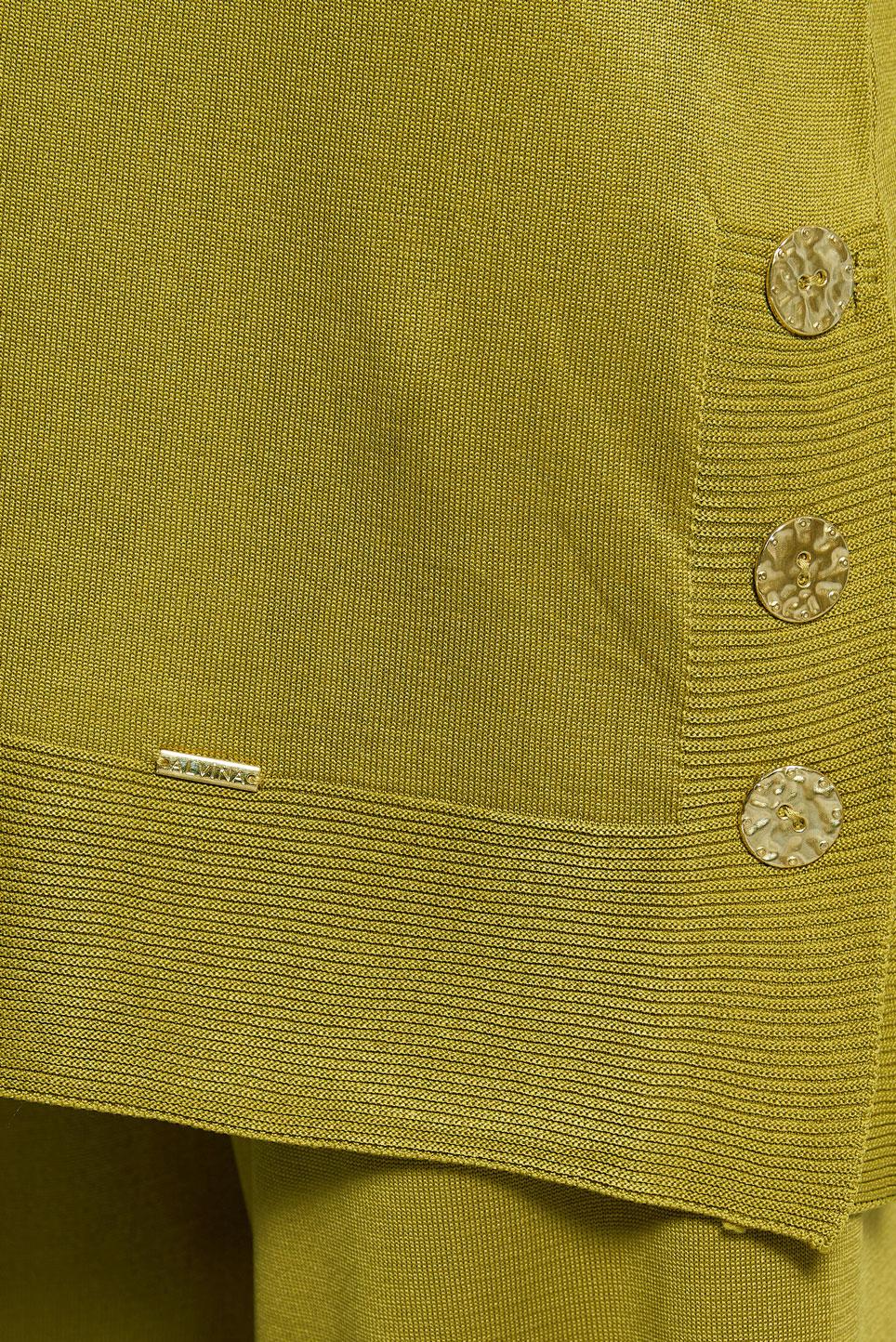 Vêtements hijab VERT PANTALON DE COSTUME EN MAILLE 44951