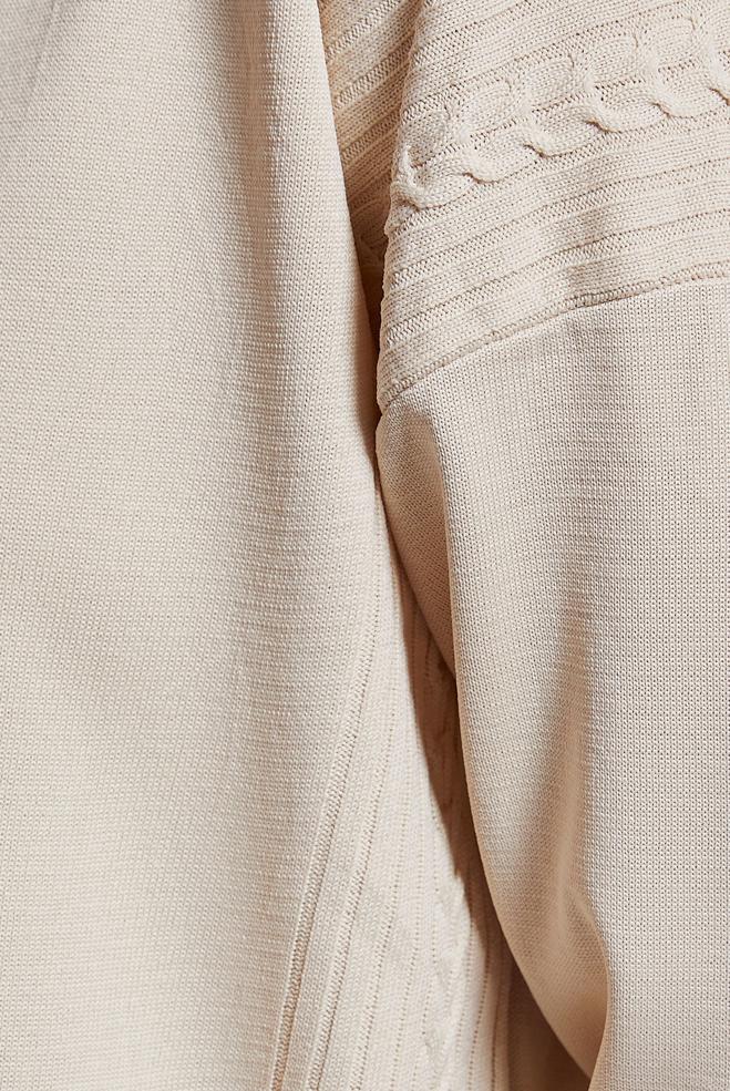 Vêtements hijab BEIGE COSTUME PANTALON EN MAILLE 44954 - ALVİNA