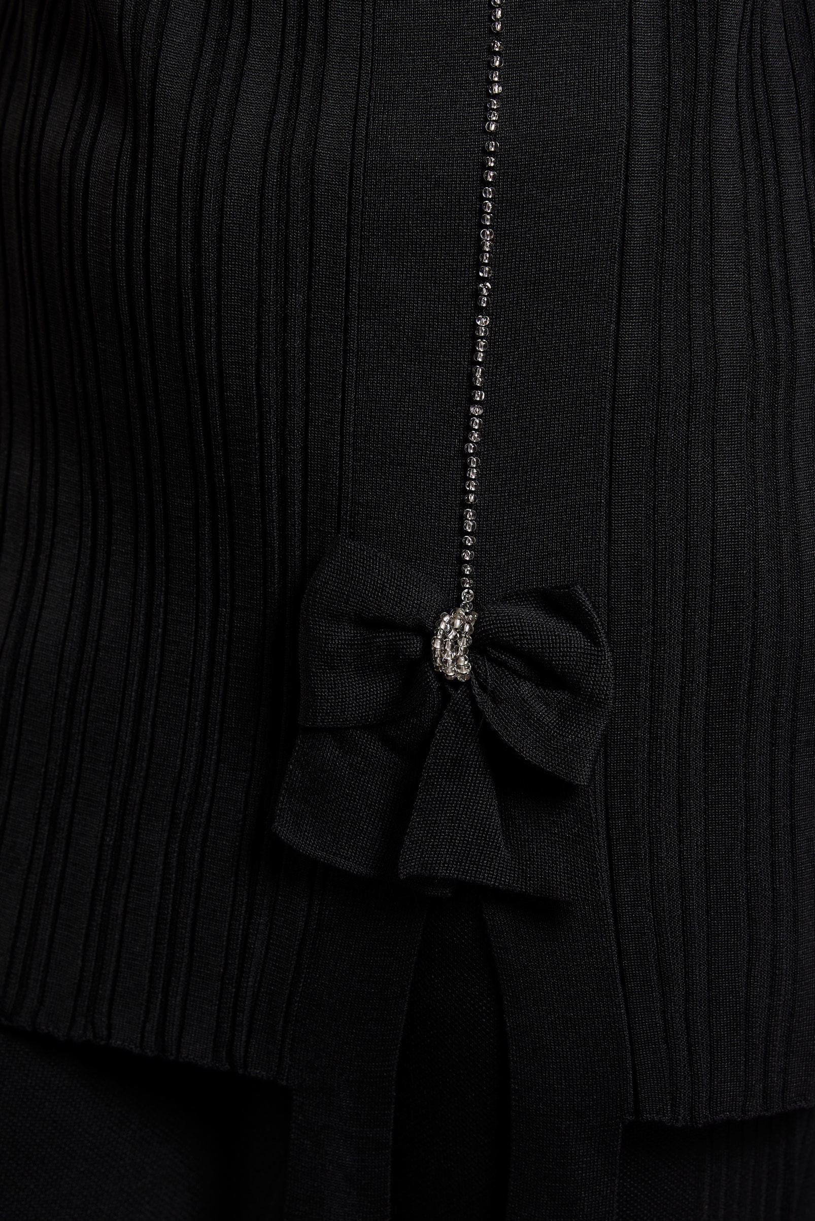 Tesettür giyim SİYAH TAŞ BASKILI PANTOLONLU TAKIM 44955