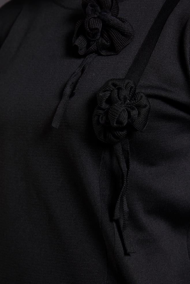 Vêtements hijab NOIR COSTUME PANTALON EN MAILLE 44956 - ALVİNA