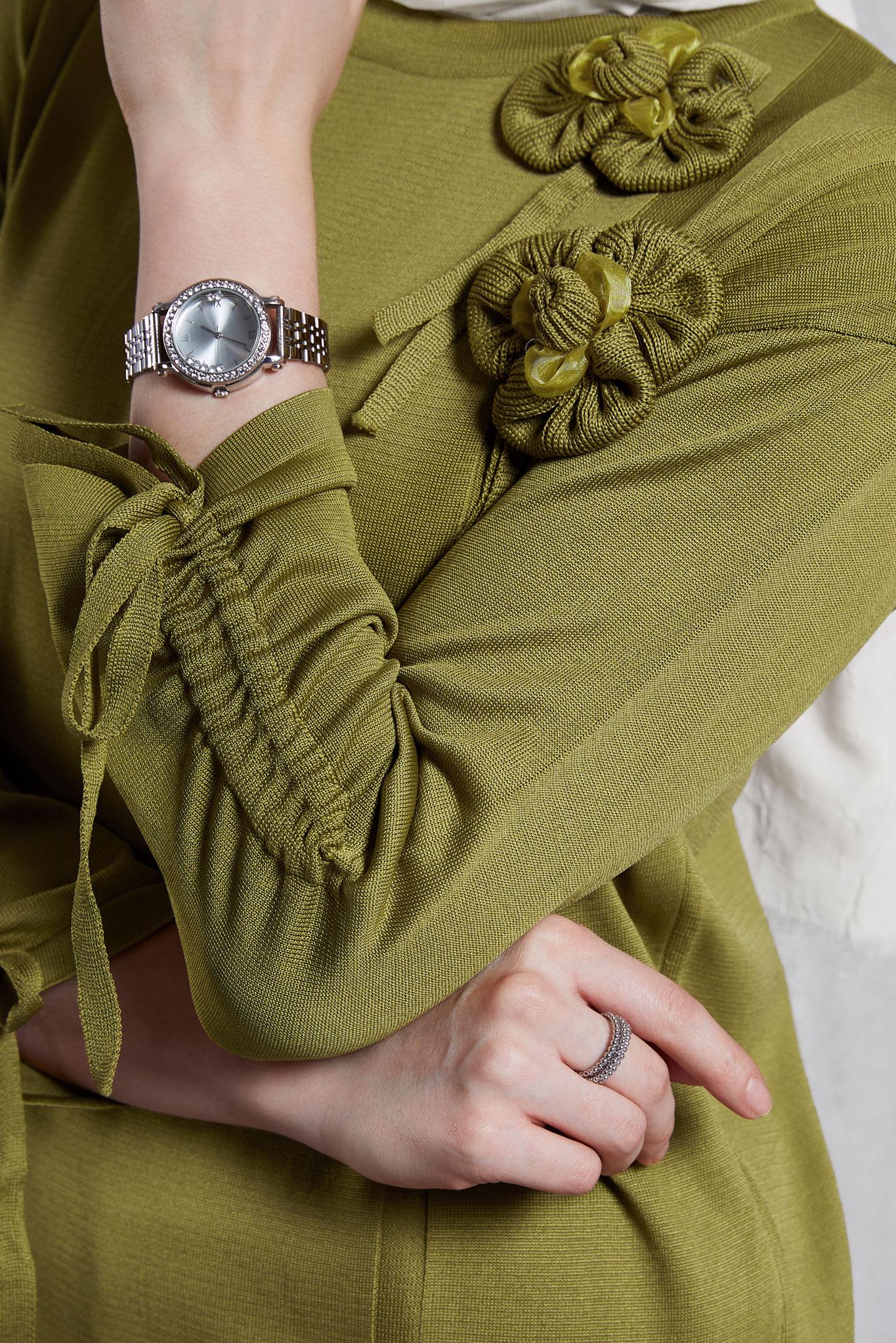 Vêtements hijab VERT COSTUME PANTALON EN MAILLE 44956