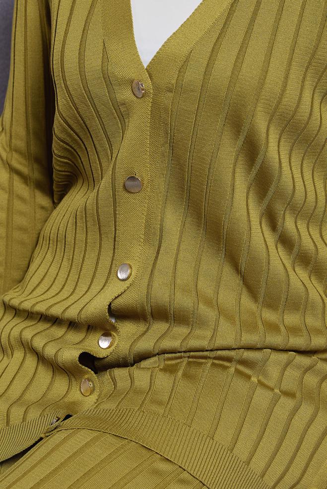 Vêtements hijab VERT COSTUME PANTALON EN MAILLE 44957 - ALVİNA