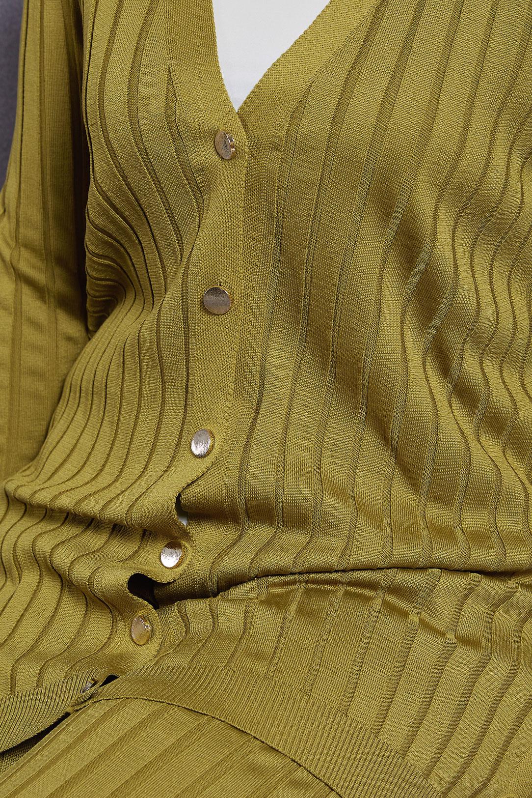 Vêtements hijab VERT COSTUME PANTALON EN MAILLE 44957