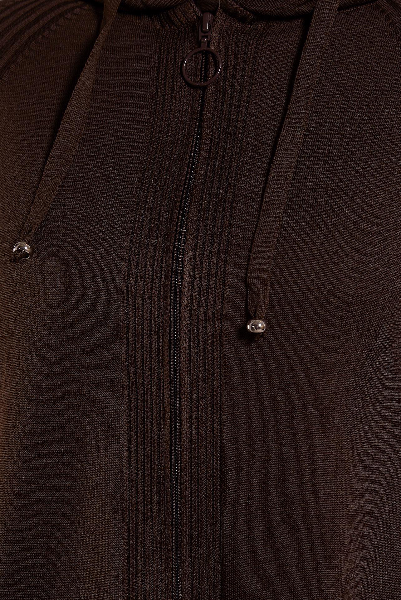 Tesettür giyim KAHVE KAPÜŞONLU PANTOLONLU TAKIM 44958