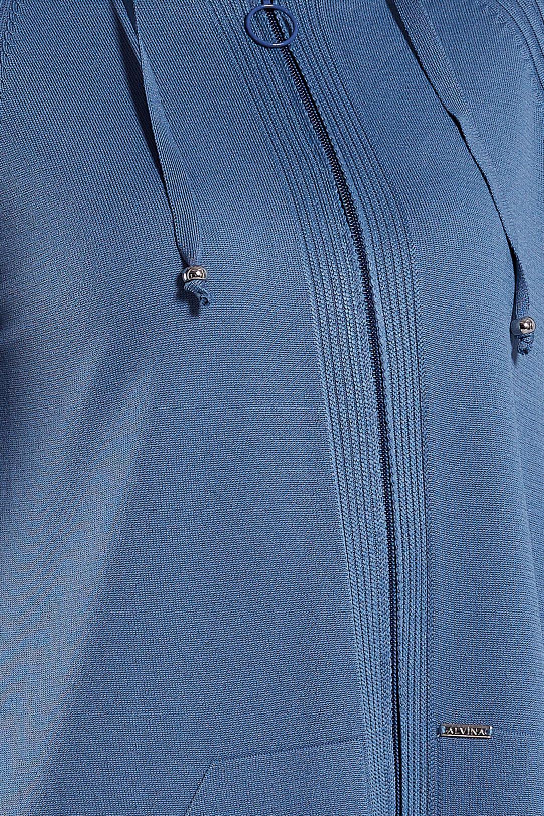 Hijab clothing NAVY BLUE HOODED PANTS SUIT 44958