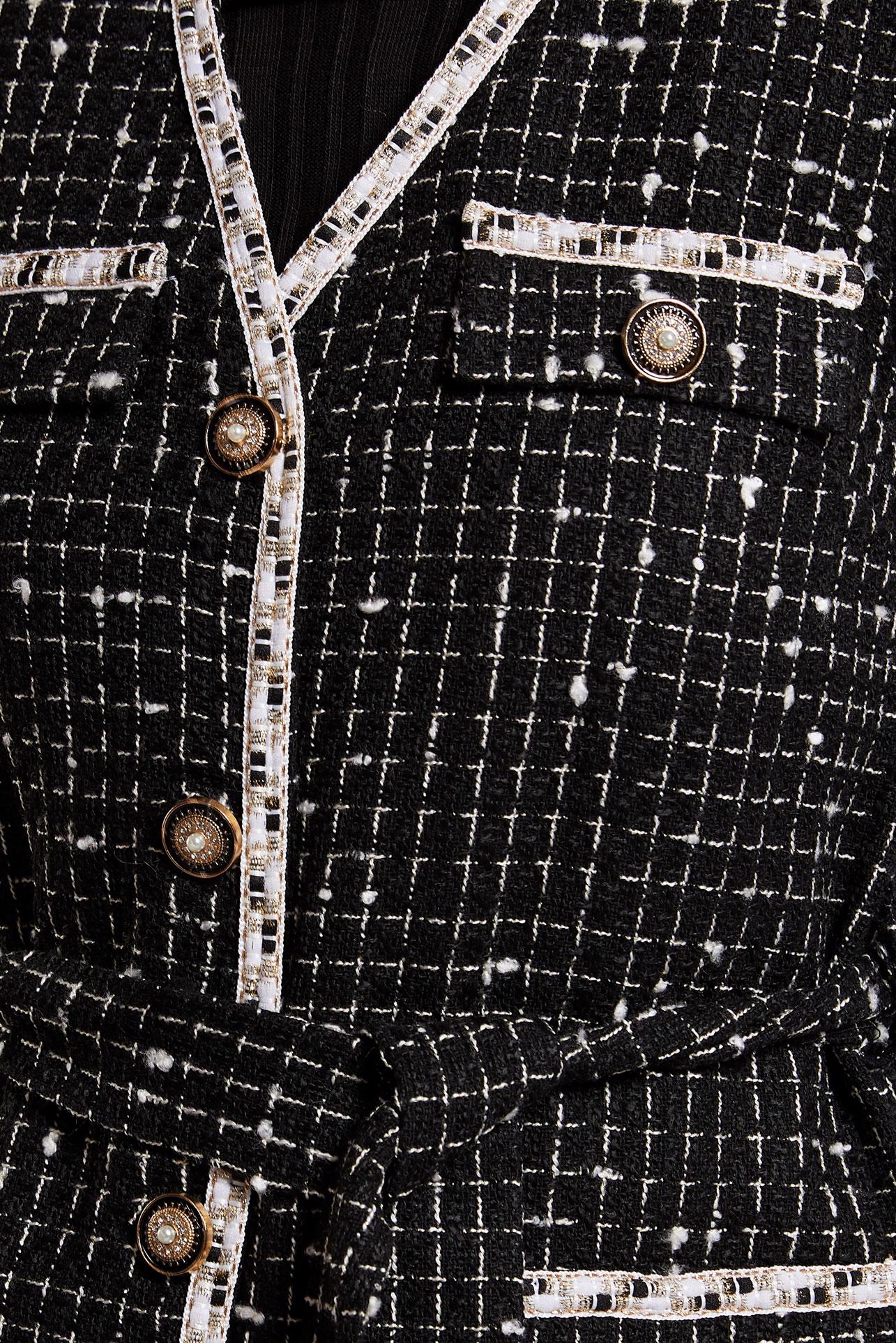 Hijab clothing BLACK PANTS SUIT WITH VEST 45043