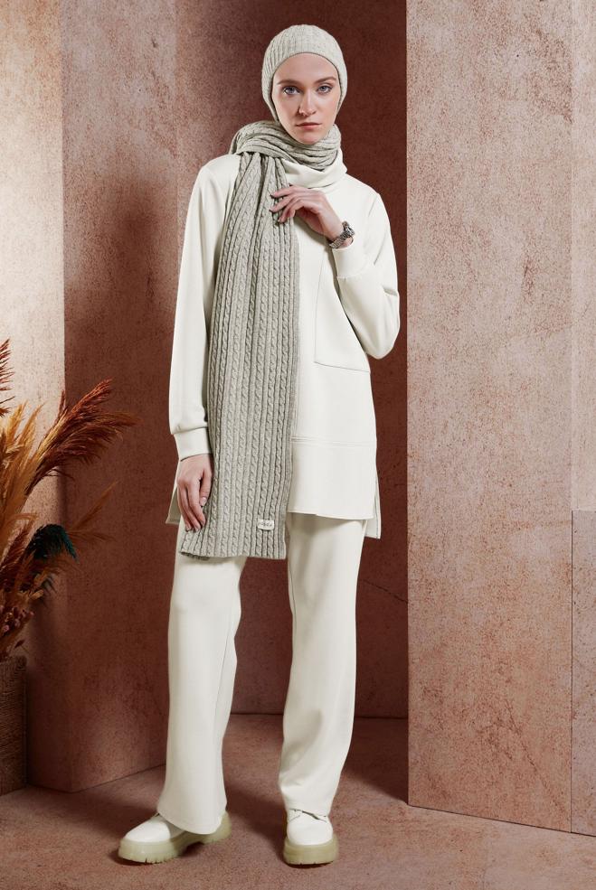 Hijab clothing WHITE 45078 8525 2 Lİ PANT.TK.38-44 TEK 40 - ALVİNA