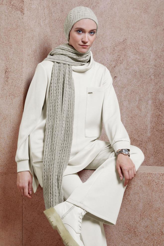 Hijab clothing WHITE 45078 8525 2 Lİ PANT.TK.38-44 TEK 40 - ALVİNA