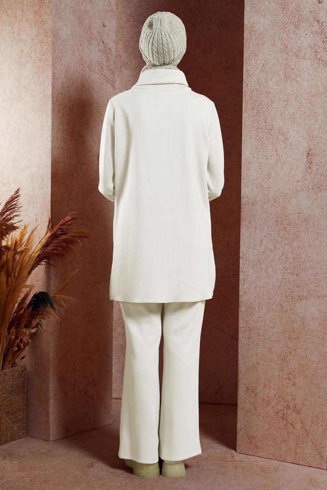 Hijab clothing WHITE 45078 8525 2 Lİ PANT.TK.38-44 TEK 40 - ALVİNA