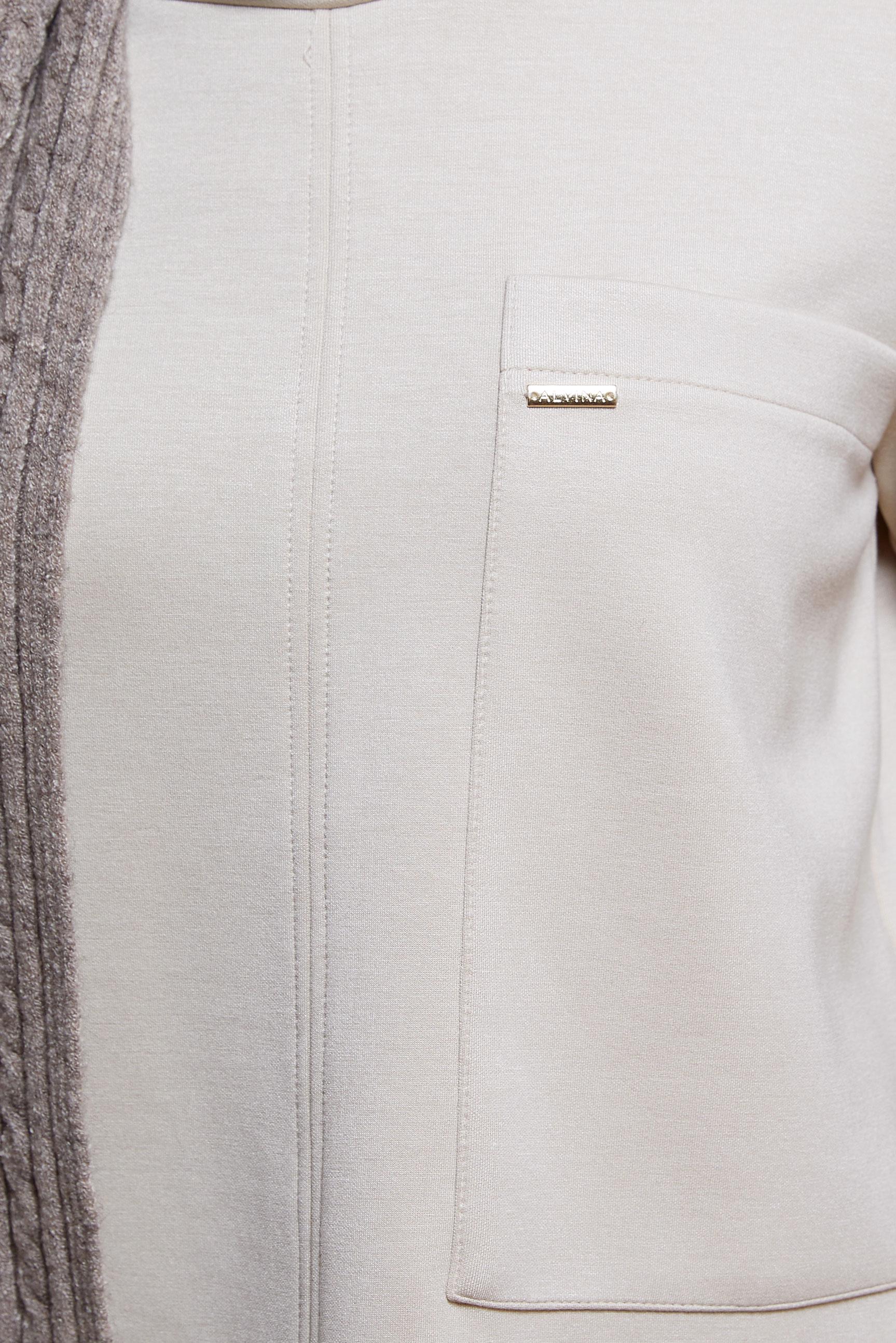 Tesettür giyim BEJ PANTOLONLU TESETTÜR TAKIM 45078