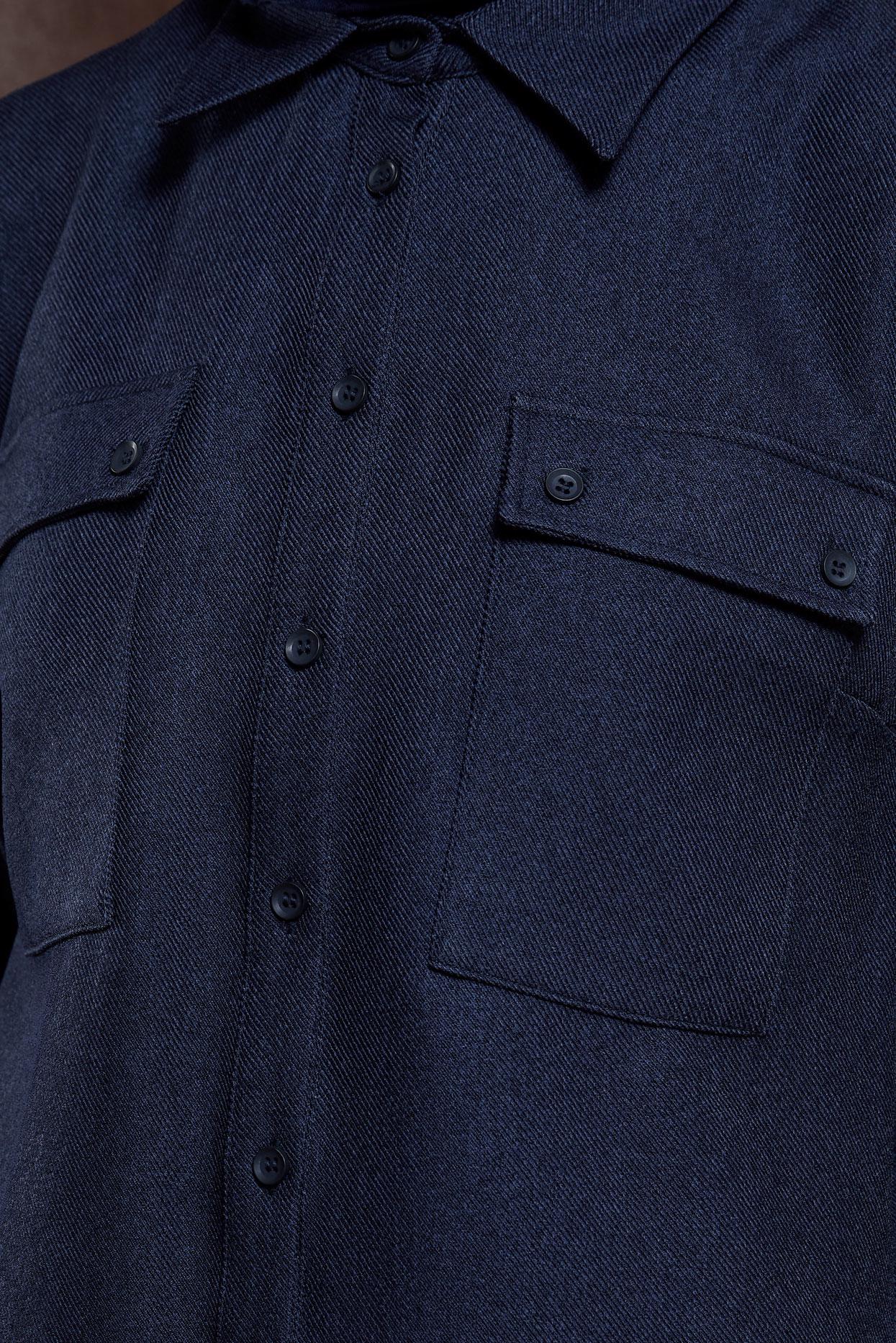 Tesettür giyim LACİVERT GÖMLEK YAKA PANTOLONLU TAKIM 45081