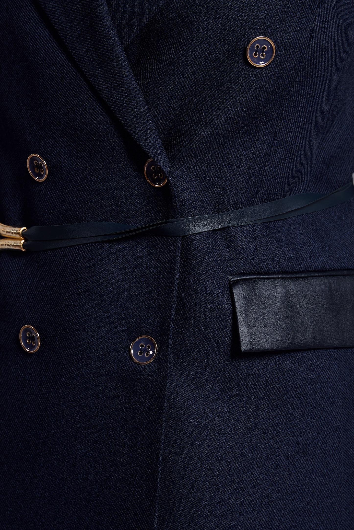 Tesettür giyim LACİVERT YELEKLİ PANTOLONLU TAKIM 45089