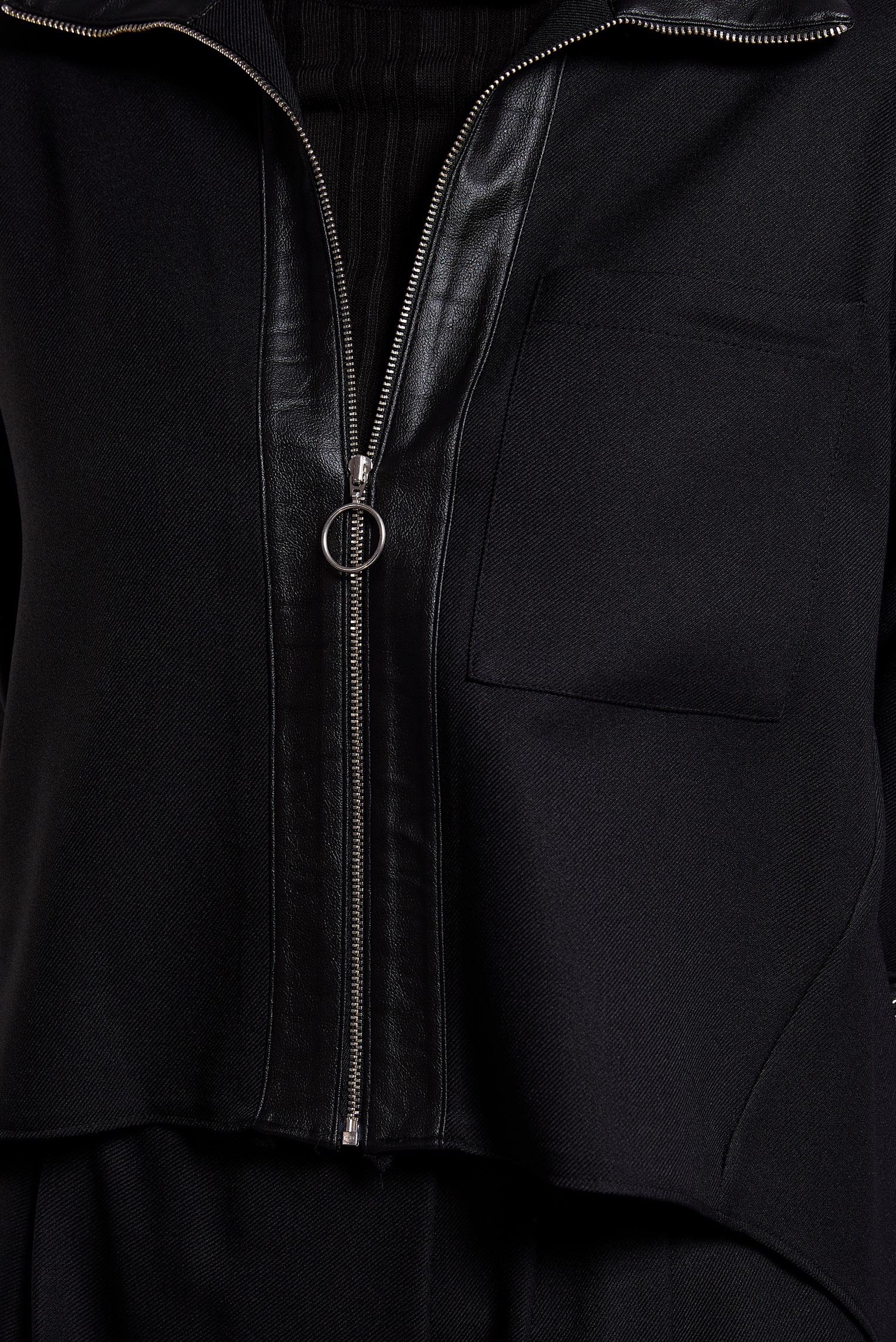 Tesettür giyim SİYAH KETEN DOKULU PANTOLONLU TAKIM 45119	