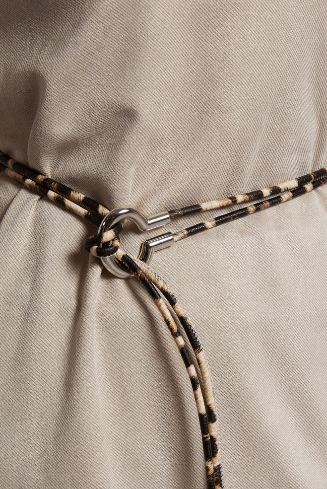 Hijab clothing BEIGE TIED PANTS SUIT 45136 - ALVİNA