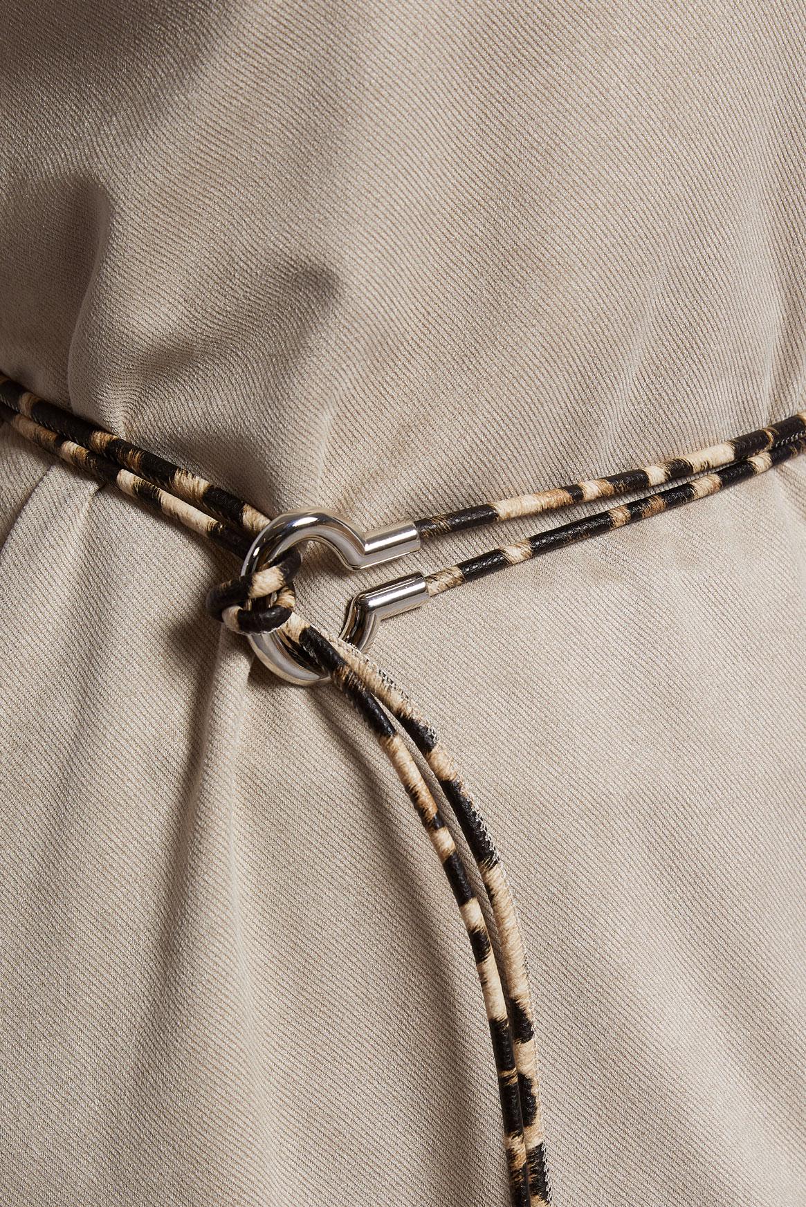 Hijab clothing BEIGE TIED PANTS SUIT 45136