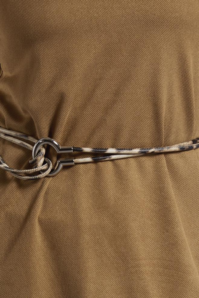 Hijab clothing BROWN TIED PANTS SUIT 45136 - ALVİNA