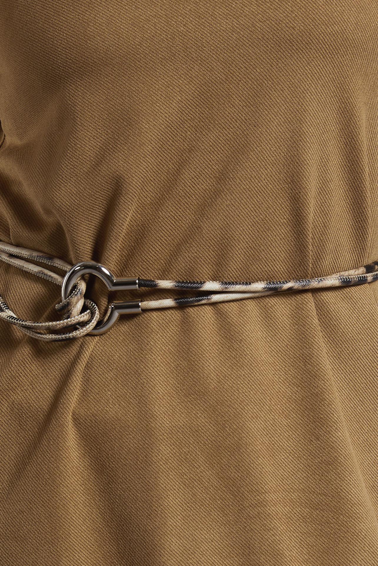 Hijab clothing BROWN TIED PANTS SUIT 45136