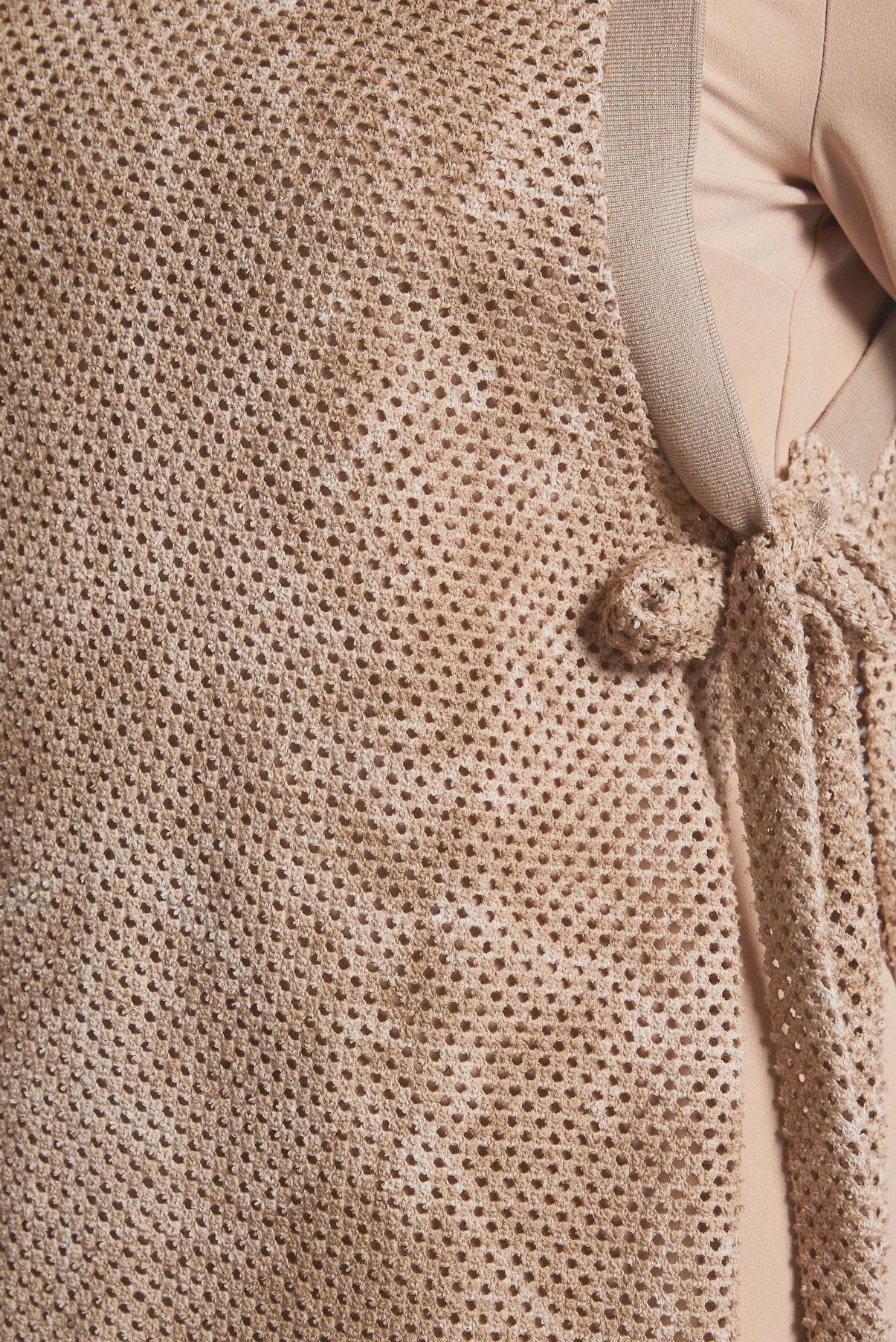 Vêtements hijab BEIGE COSTUME PANTALON TROIS PIÈCES 45162