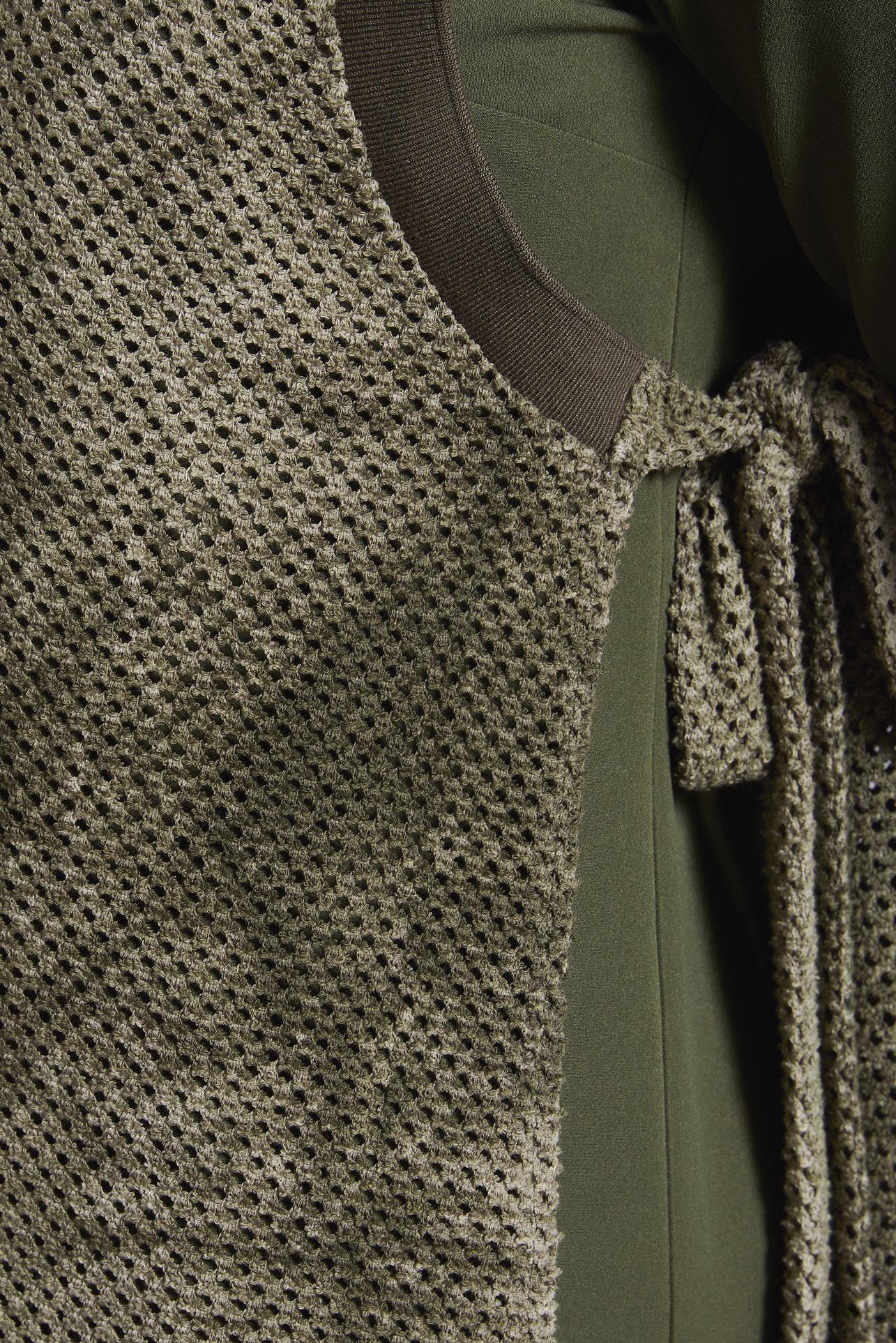 Vêtements hijab KAKI COSTUME PANTALON TROIS PIÈCES 45162