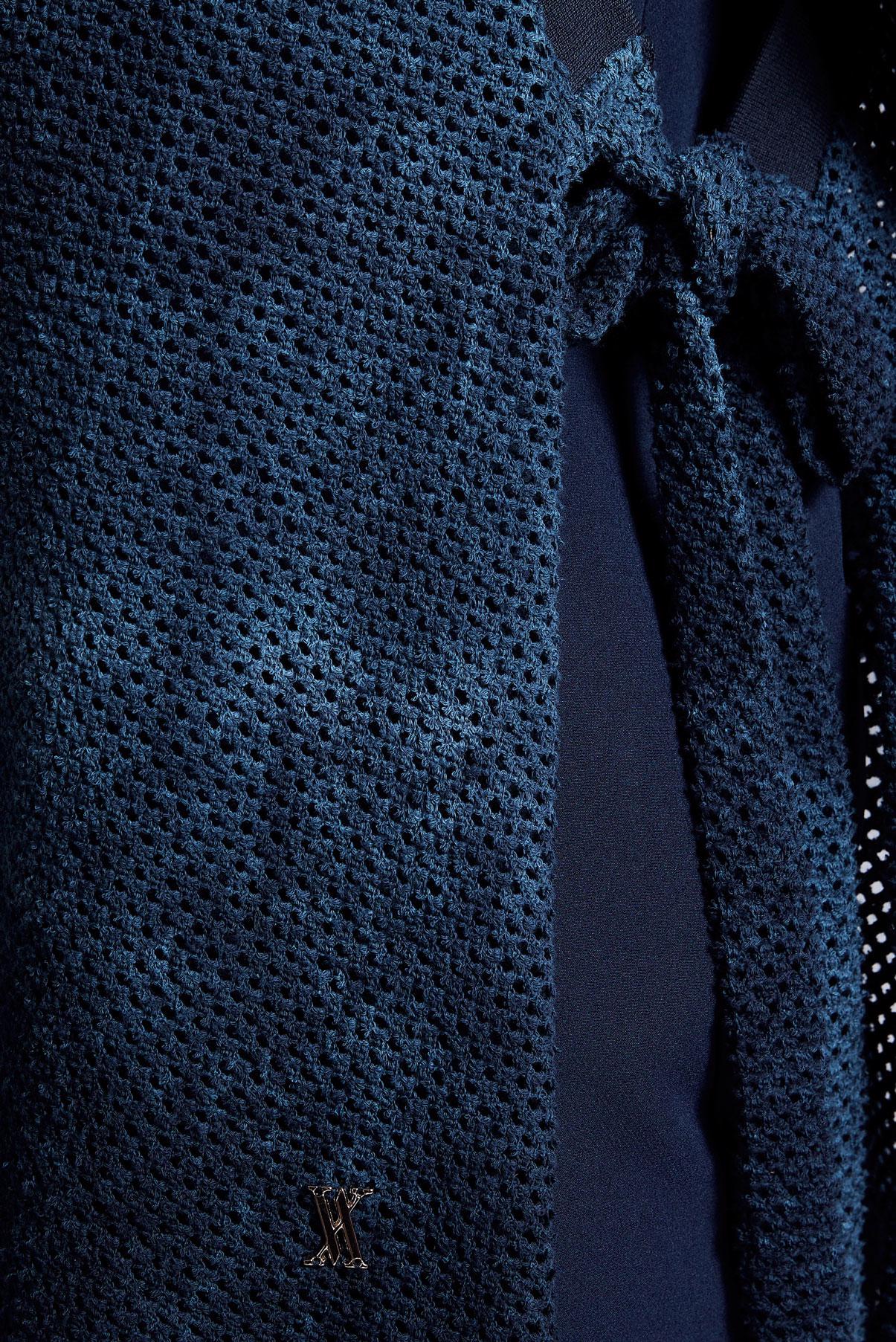 Hijab clothing NAVY BLUE THREE-PIECES PANTS SUIT 45162