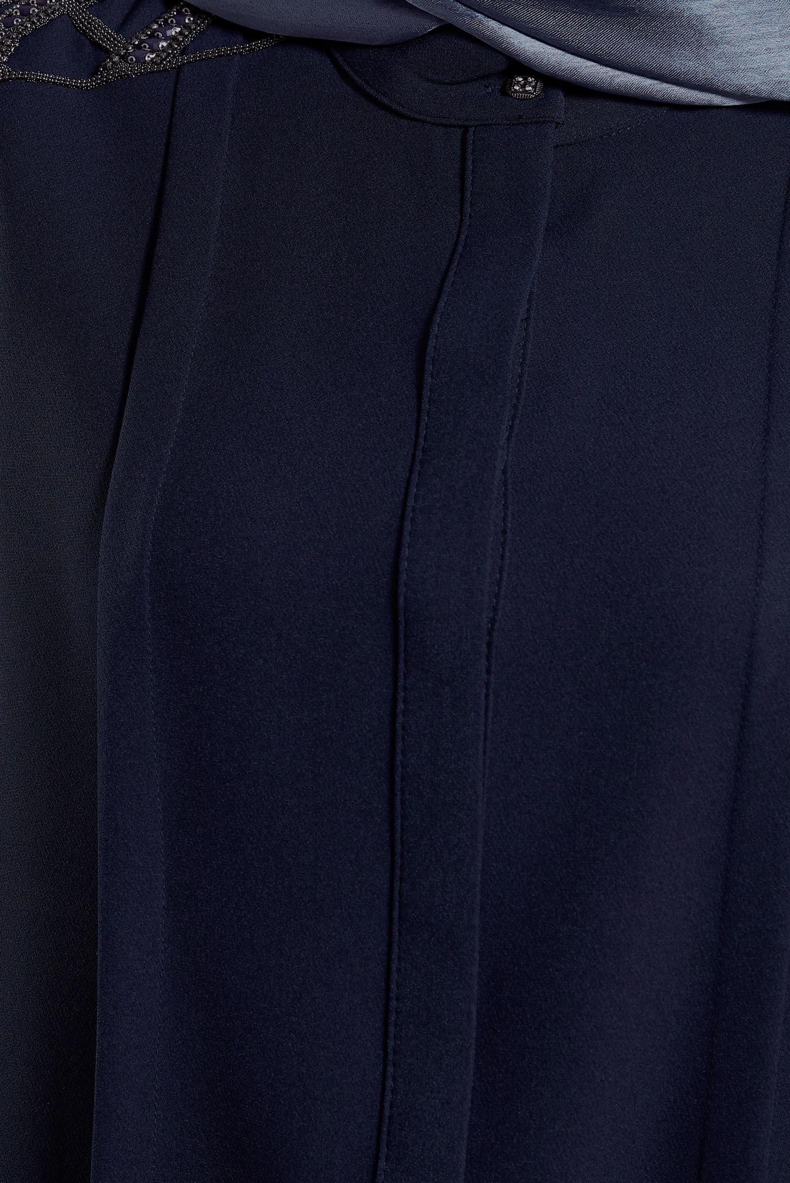 Hijab clothing NAVY BLUE GEM EMBROIDERED PANTS SUIT 45184