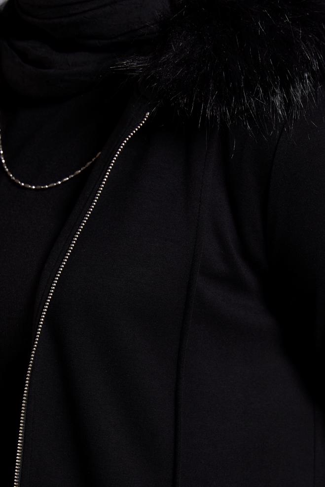 Hijab clothing BLACK HOODED PANTS SUIT 45217 - ALVİNA