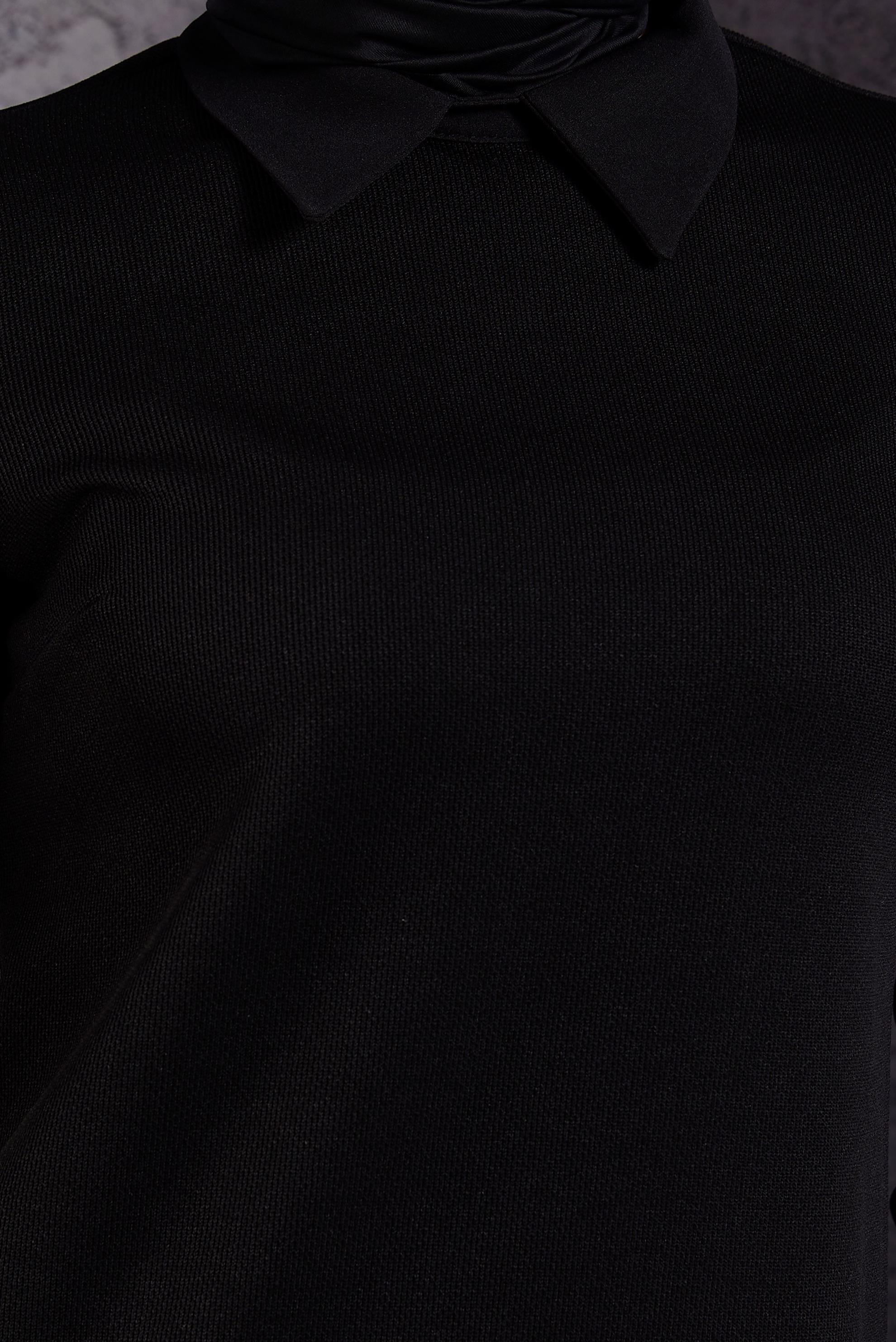 Tesettür giyim SİYAH GÖMLEK YAKA PANTOLONLU TAKIM 45280