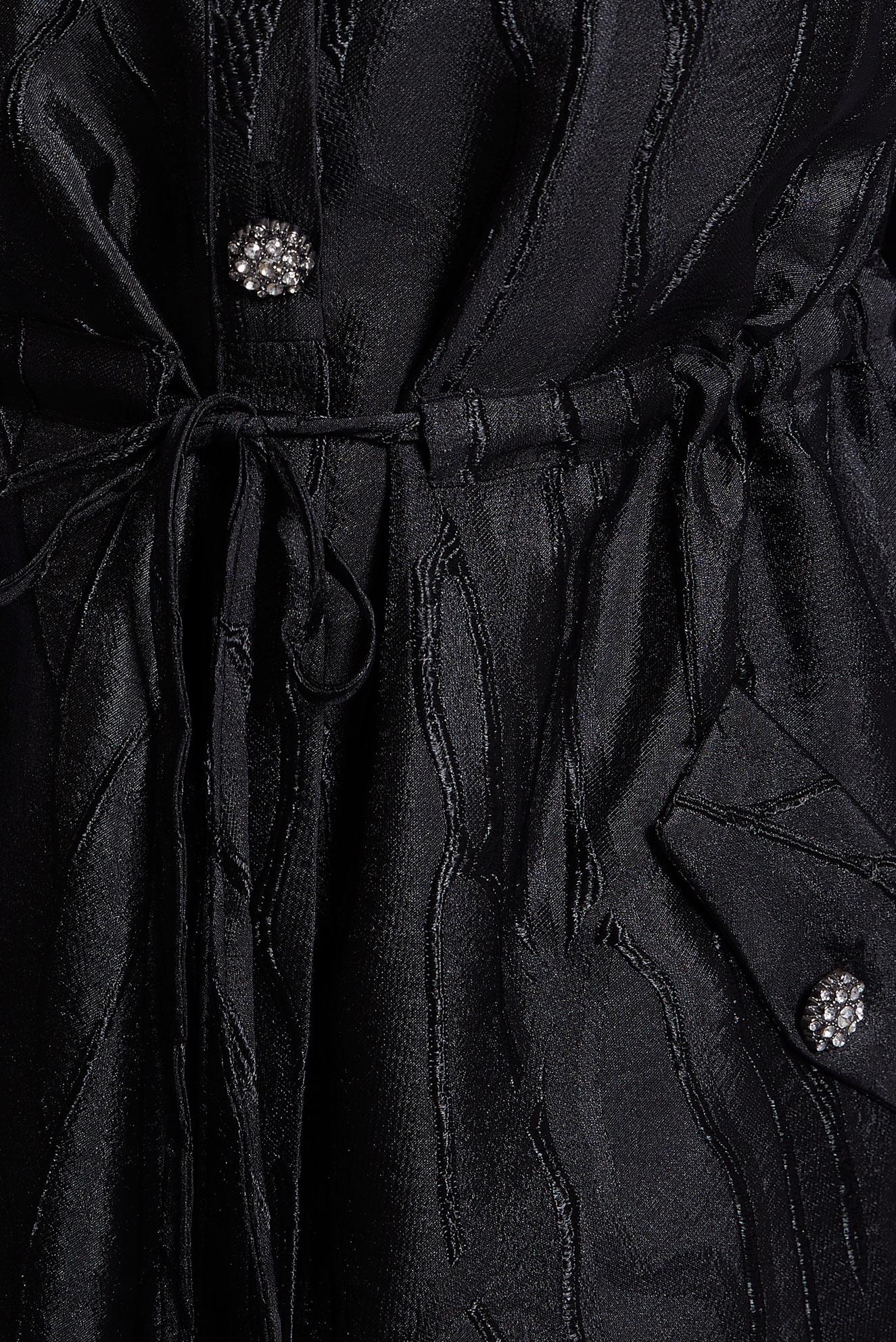 Hijab clothing BLACK JACQUARD MODEST TUNIC 44738