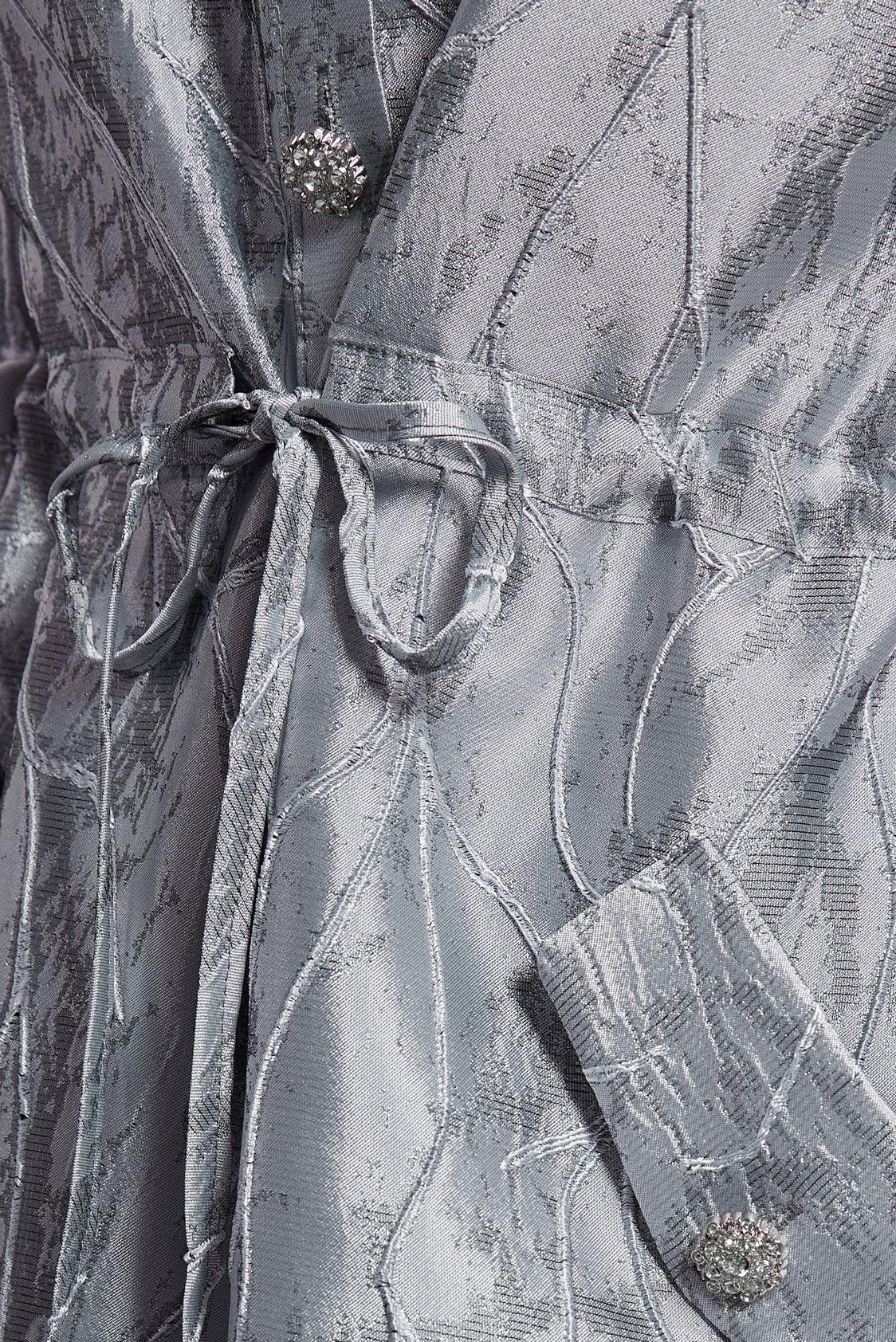 Tesettür giyim GRİ JAKARLI TESETTÜR TUNİK 44738