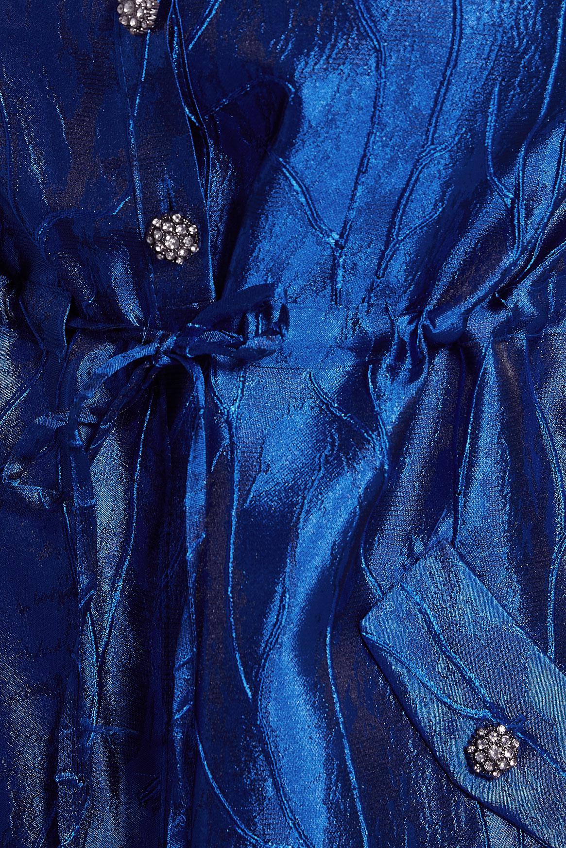 Tesettür giyim LACİVERT JAKARLI TESETTÜR TUNİK 44738