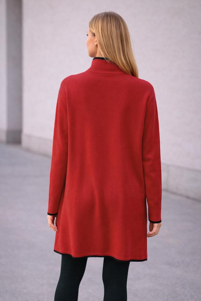 Hijab clothing RED 44900 TRİKO TUNİK 38/46 - ALVİNA