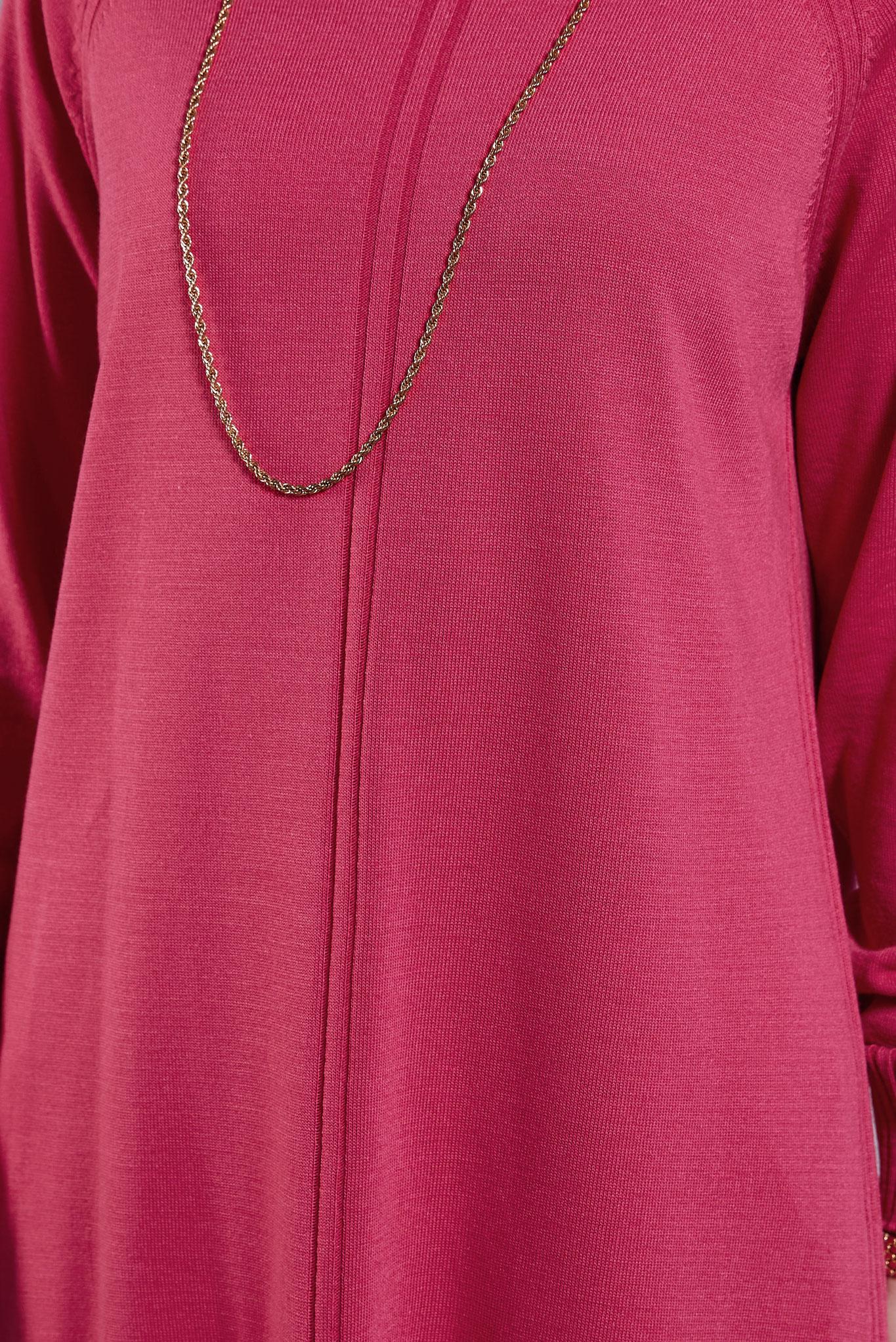 Vêtements hijab FUCHSIA TUNIQUE EN TRICOT 44903