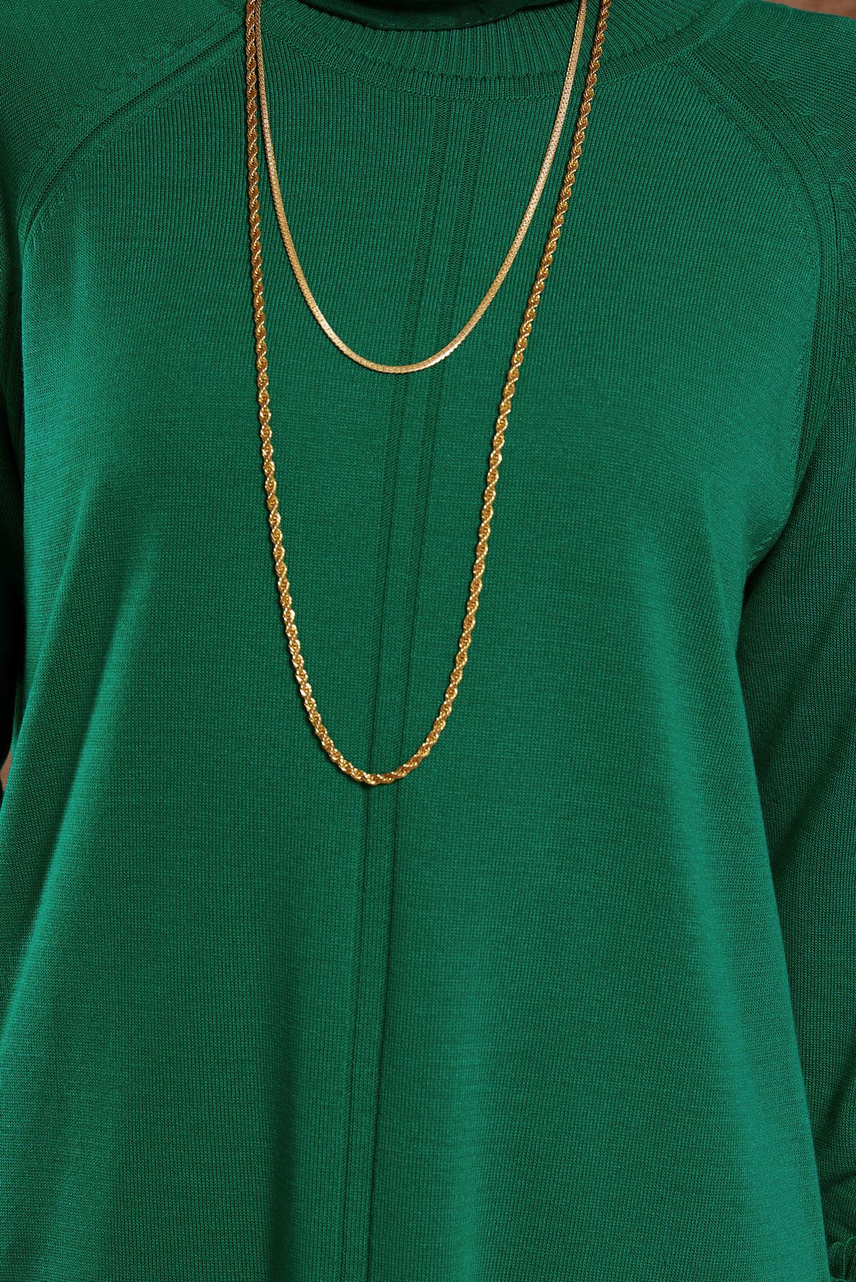 Vêtements hijab VERT TUNIQUE EN TRICOT 44903