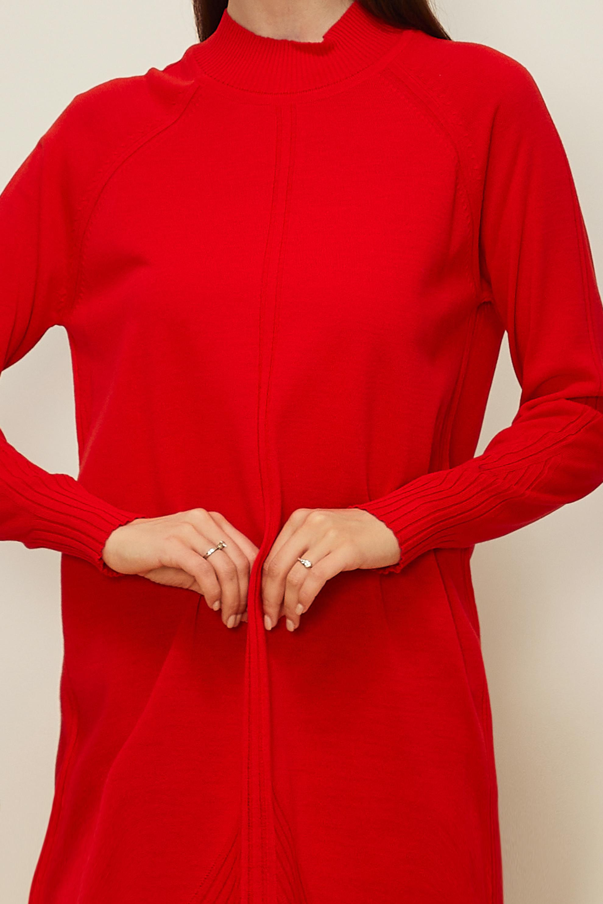 Vêtements hijab ROUGE TUNIQUE EN TRICOT 44903