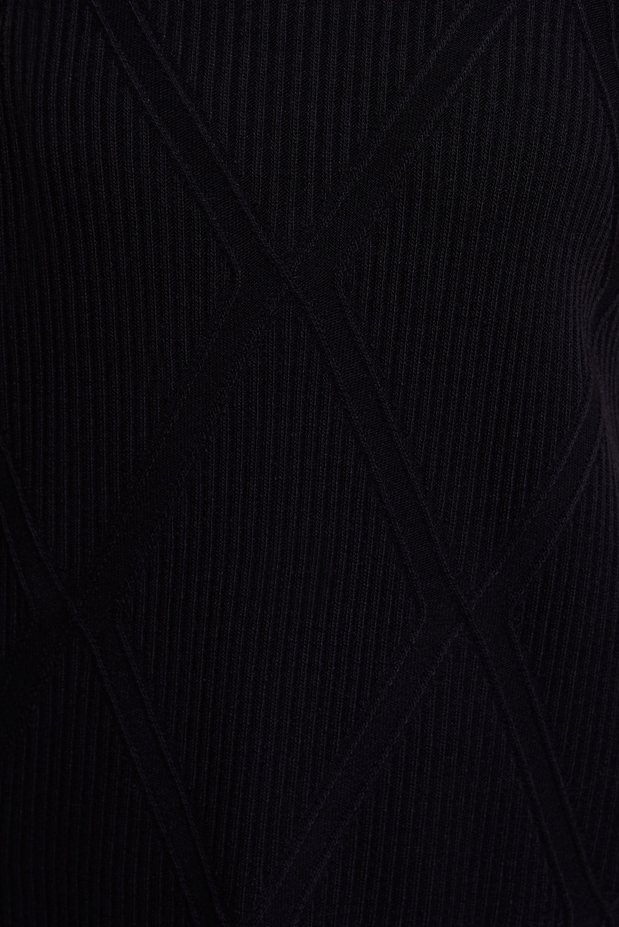 Tesettür giyim SİYAH TESETTÜR TRİKO TUNİK 44904