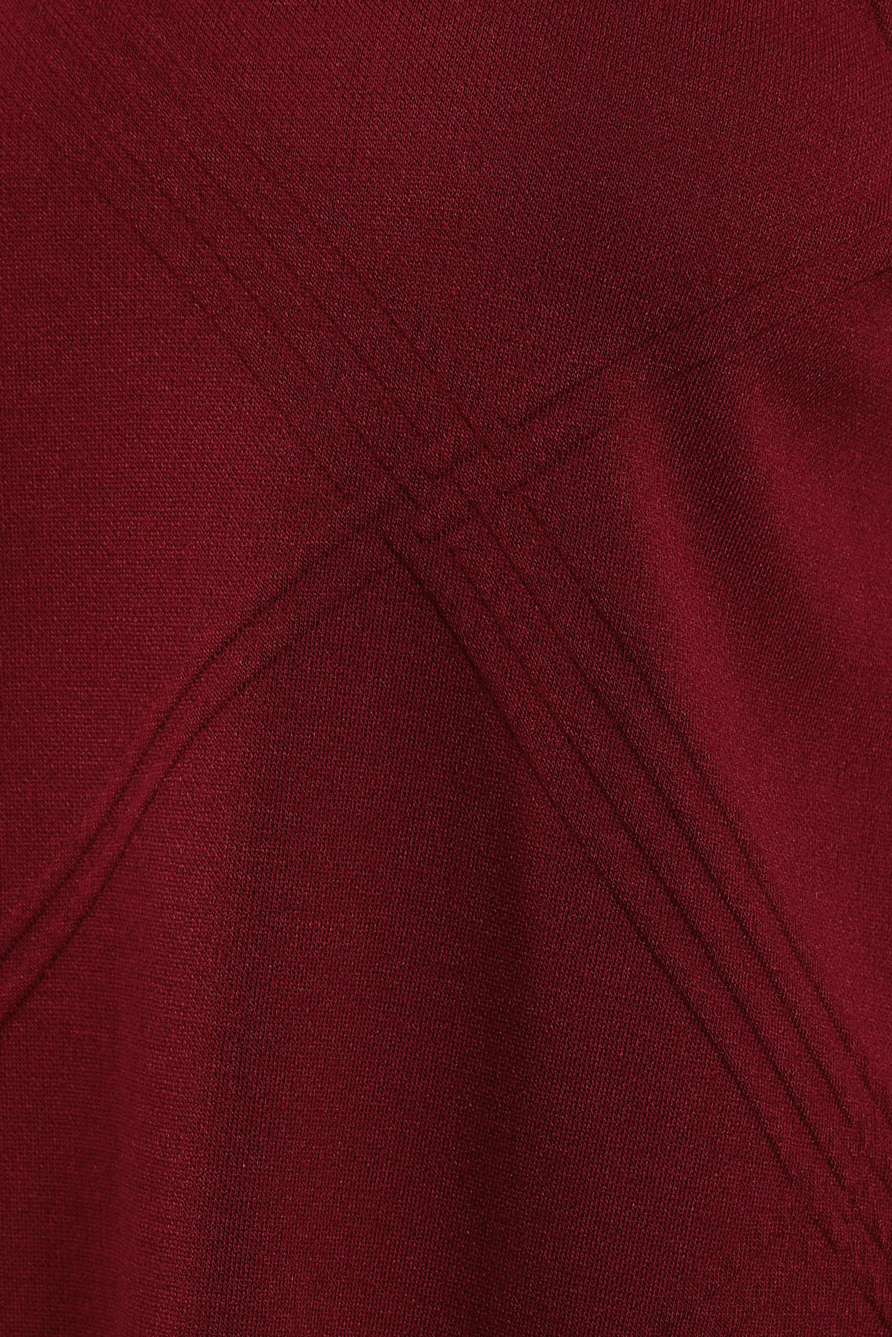 Tesettür giyim BORDO DÜZ TRİKO TUNİK 44907