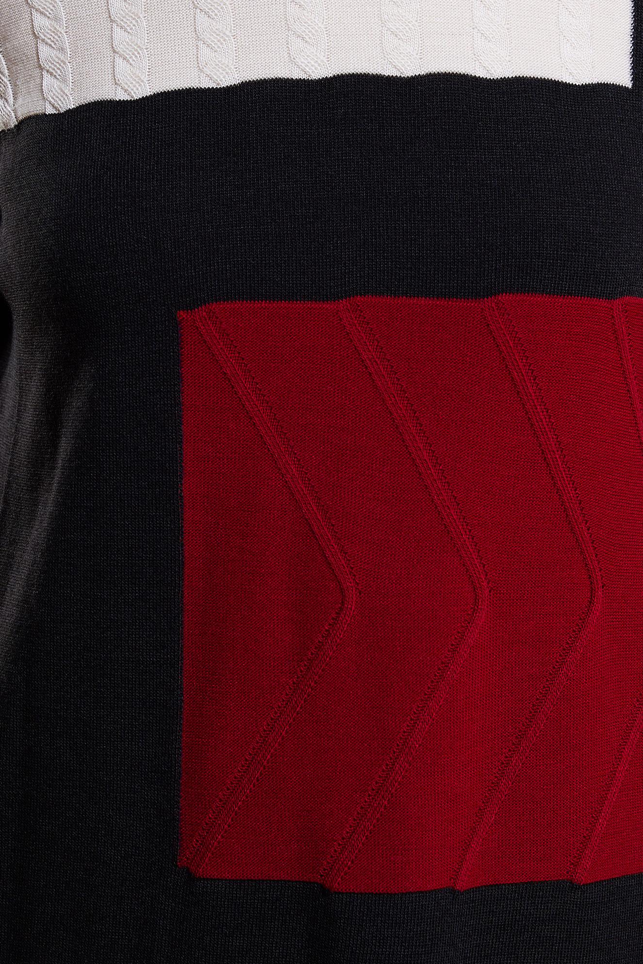 Vêtements hijab NOIR TUNIQUE EN MAILLE COLORÉE 44908